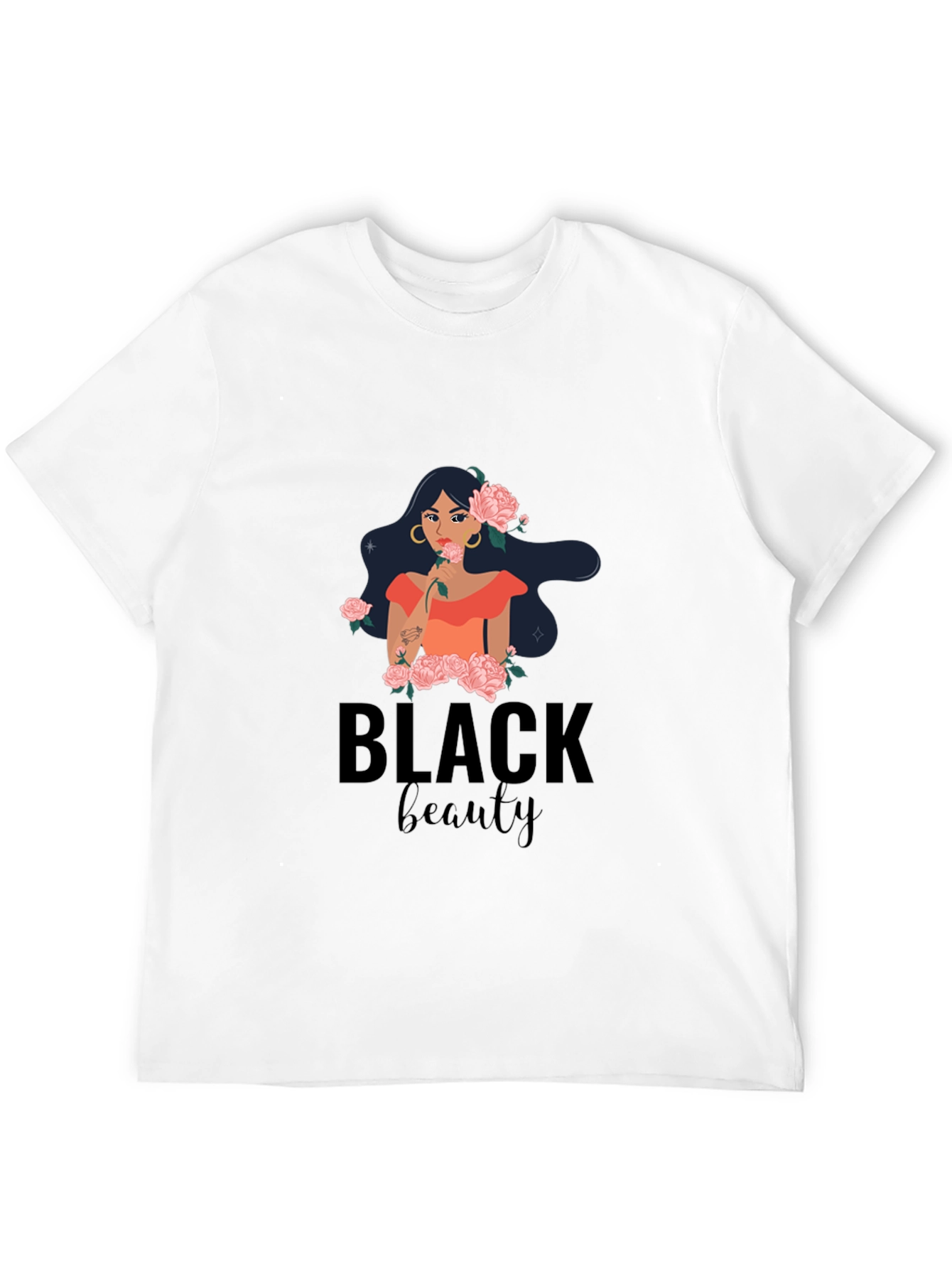 Black Beauty Graphic Tee - Stylish Comfort