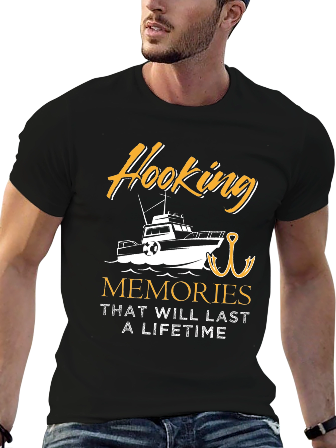 Hooking Memories T-Shirt | Fishing Boat Tee