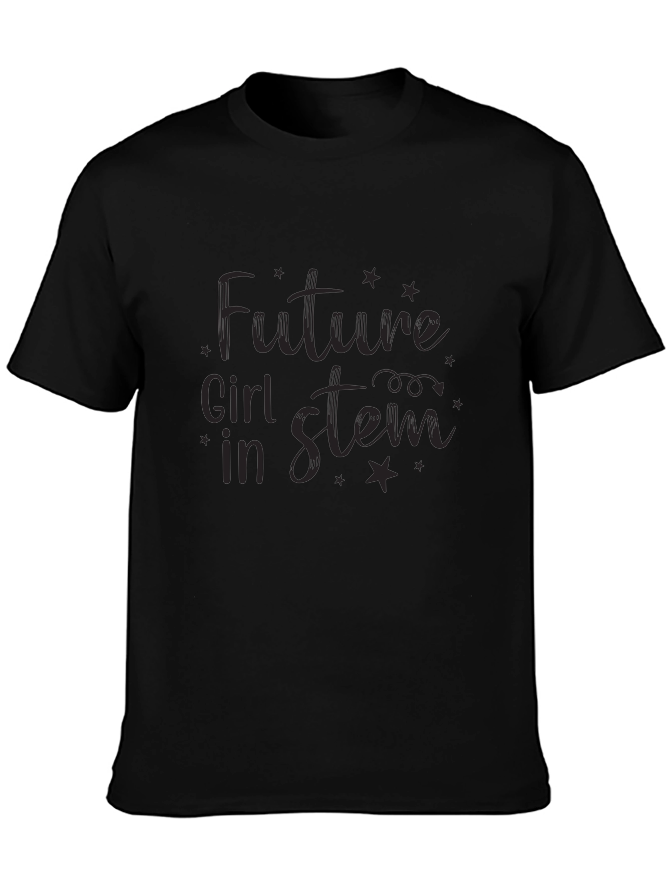 Future Girl in STEM Black T-Shirt