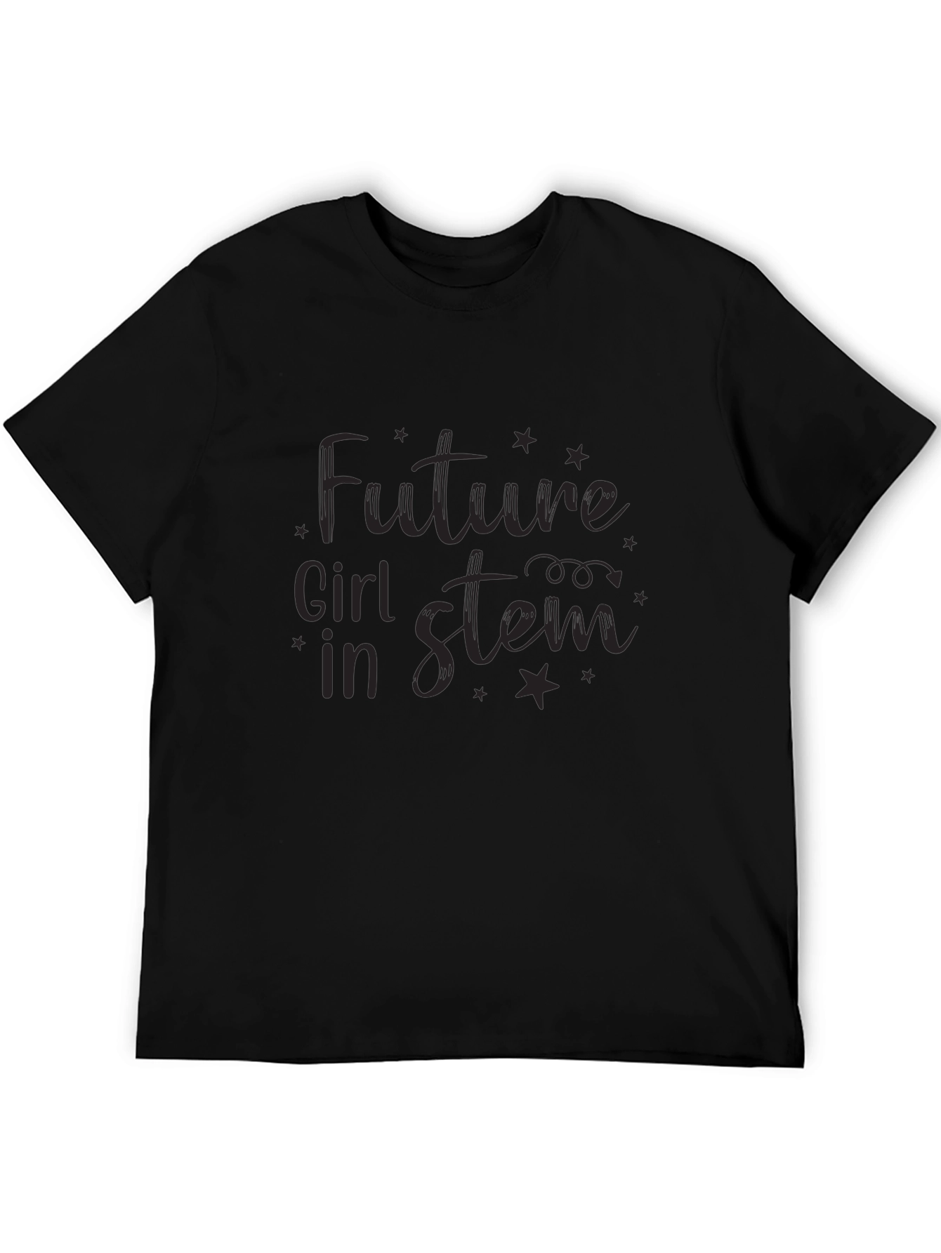 Future Girl in STEM Black T-Shirt