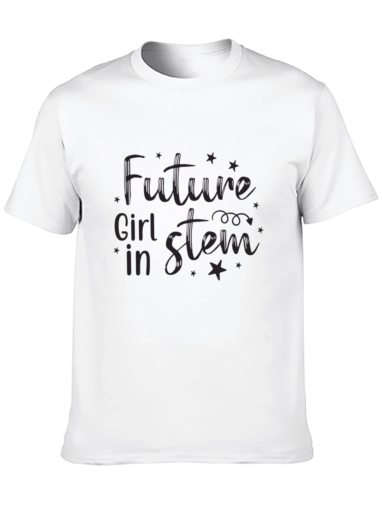 Future Girl in STEM Black T-Shirt