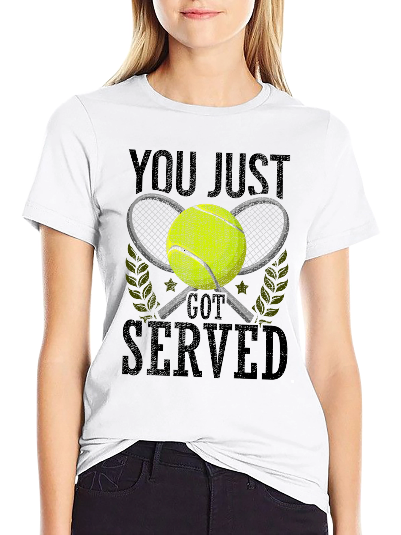 You Just Got Served Tennis Graphic Tee