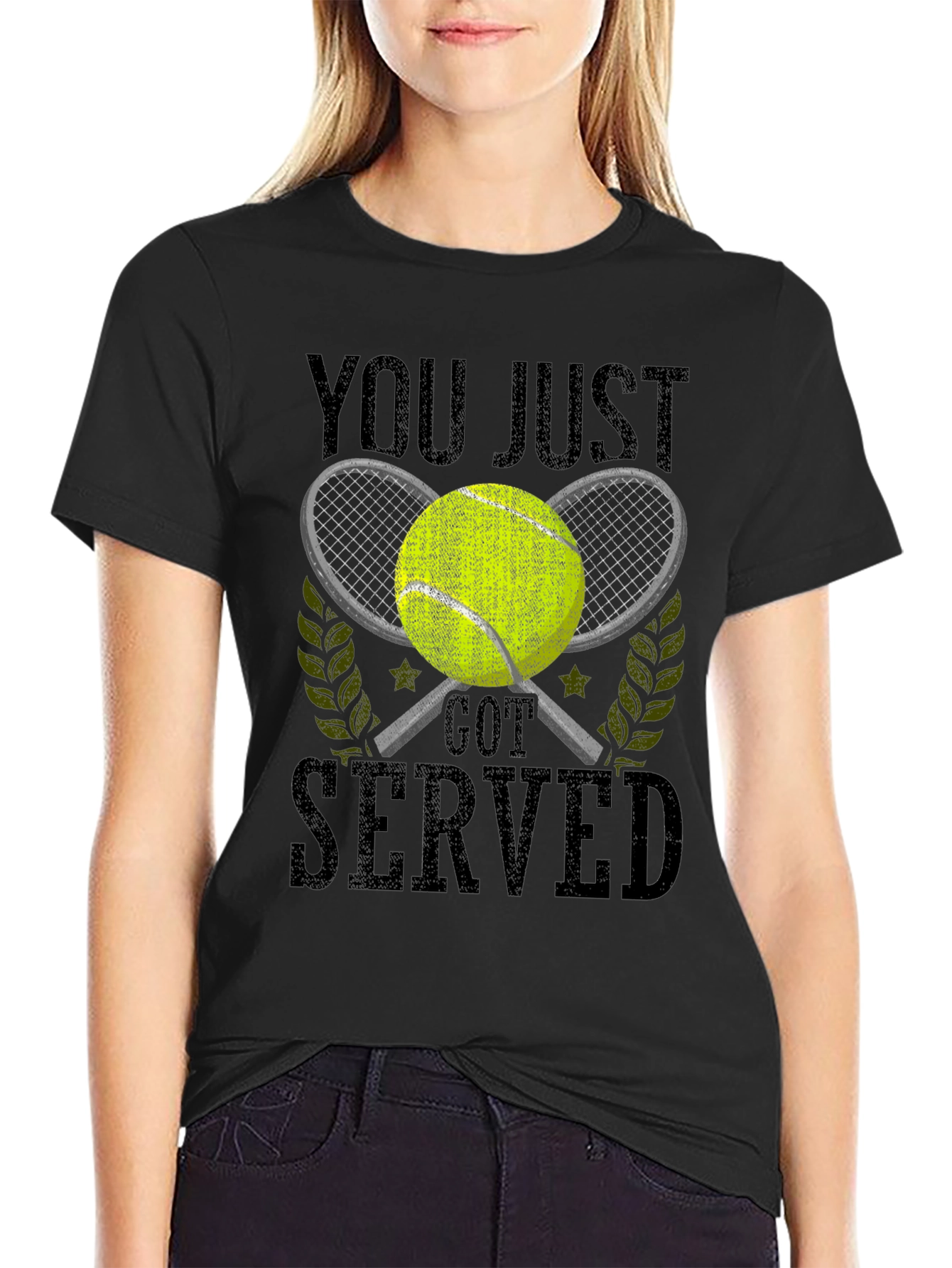 You Just Got Served Tennis Graphic Tee