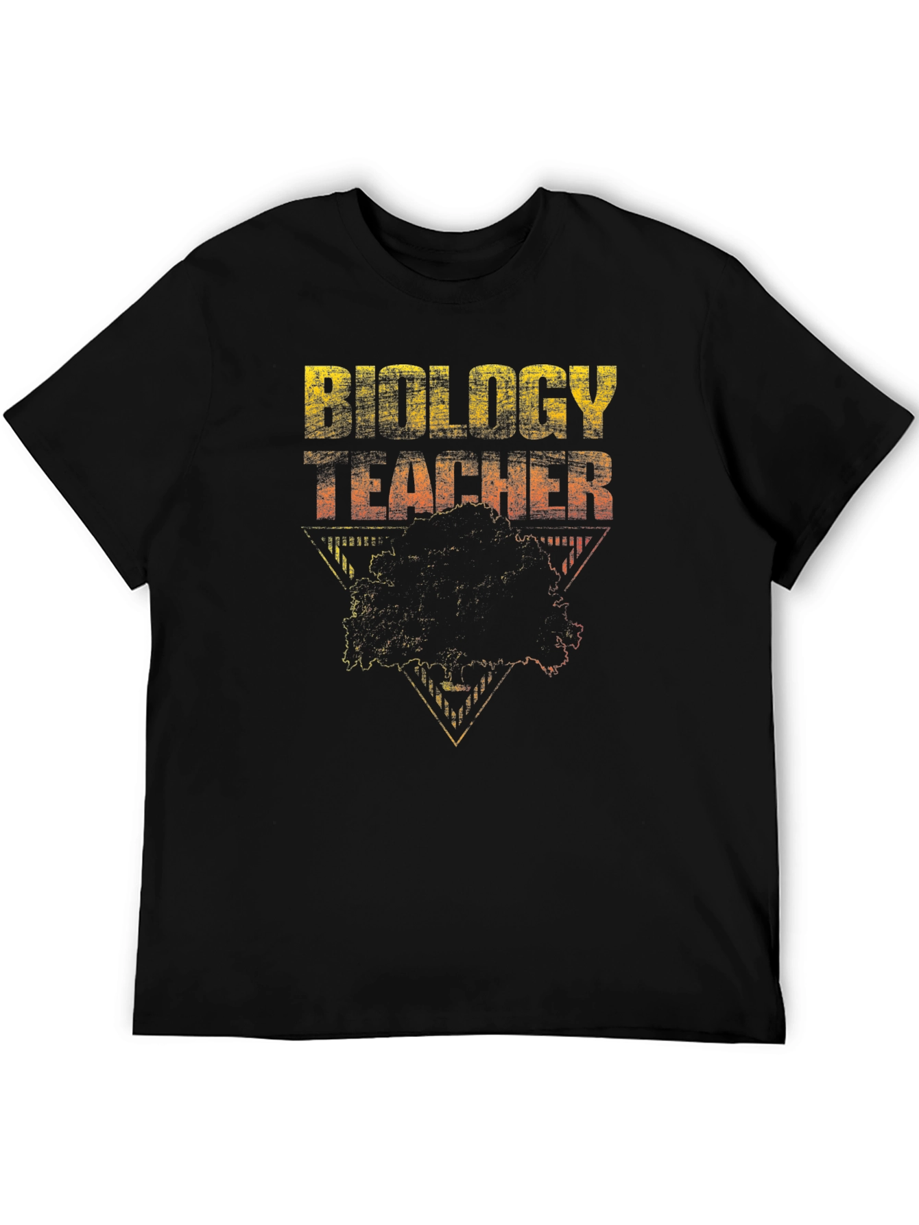 Biology Teacher T-Shirt - Distressed Graphic Tee