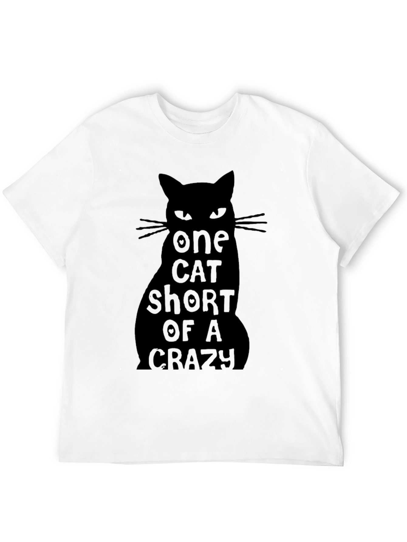One Cat Short of Crazy Graphic Tee