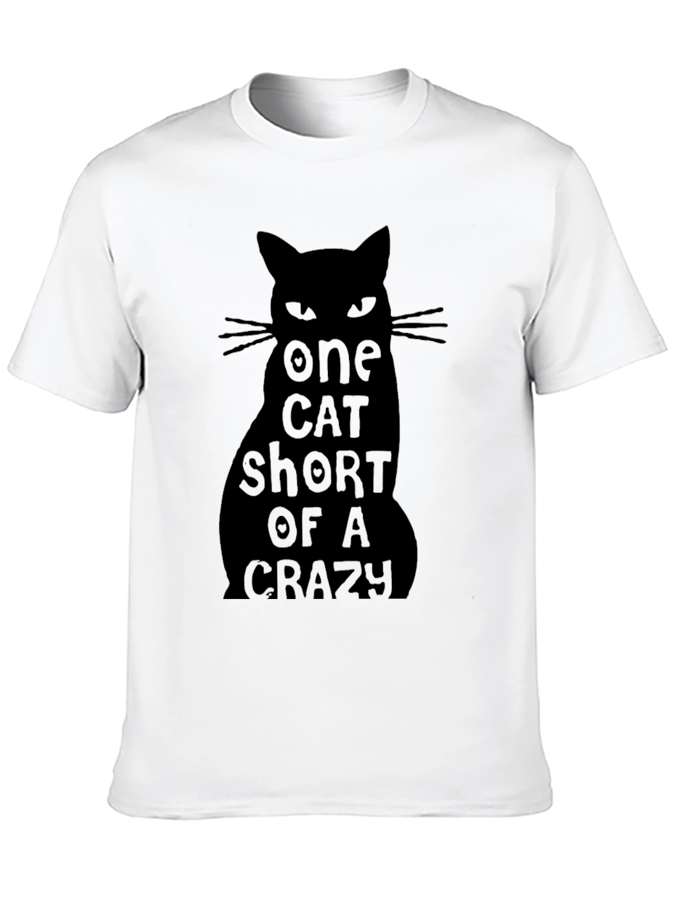 One Cat Short of Crazy Graphic Tee