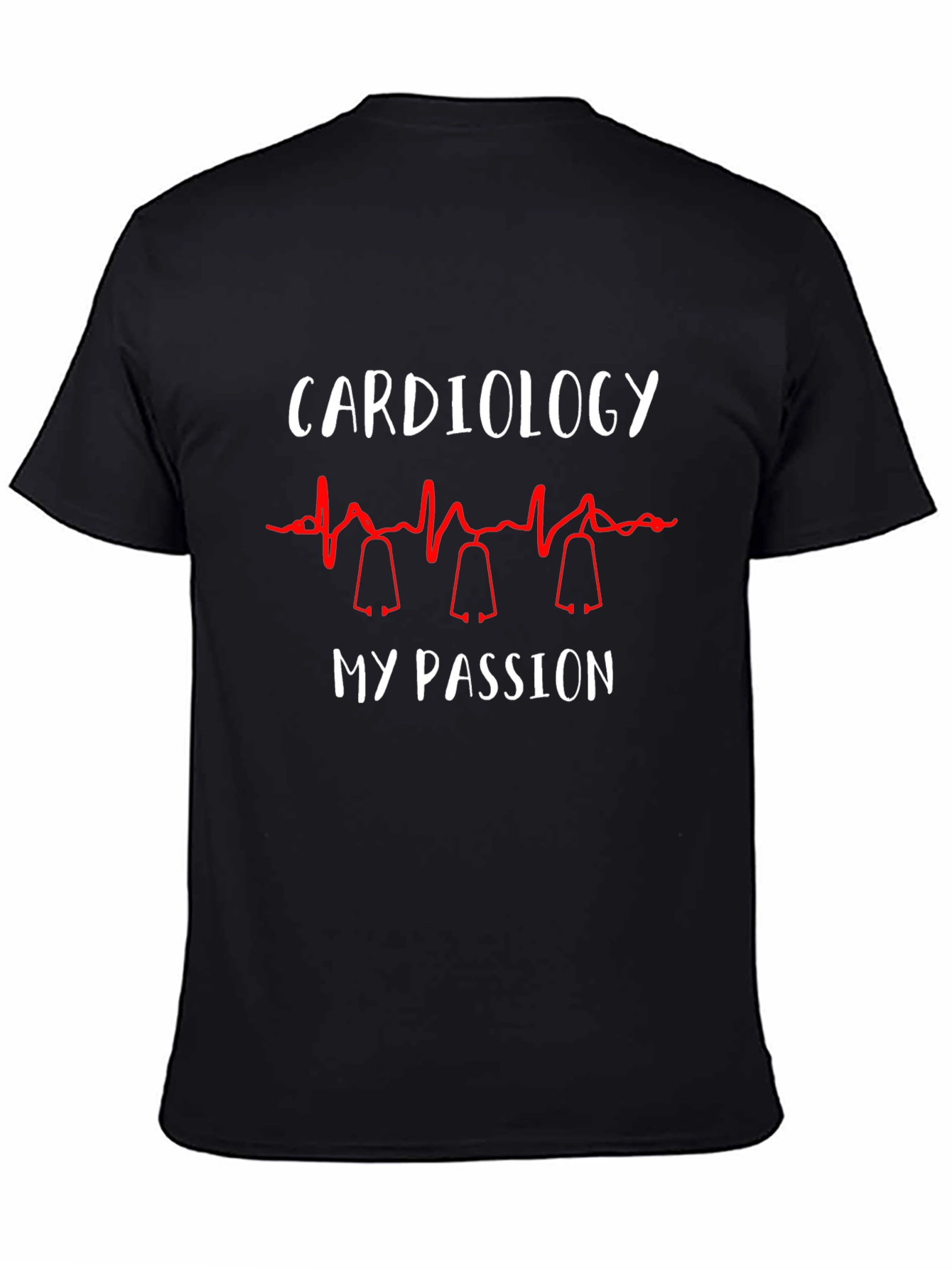 Cardiology My Passion Black T-Shirt