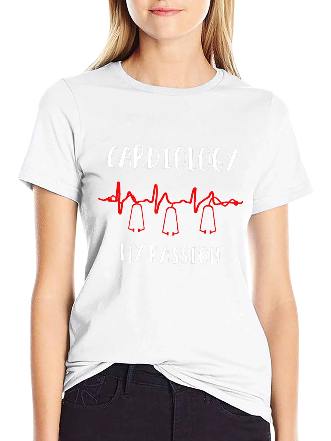 Cardiology My Passion Black T-Shirt