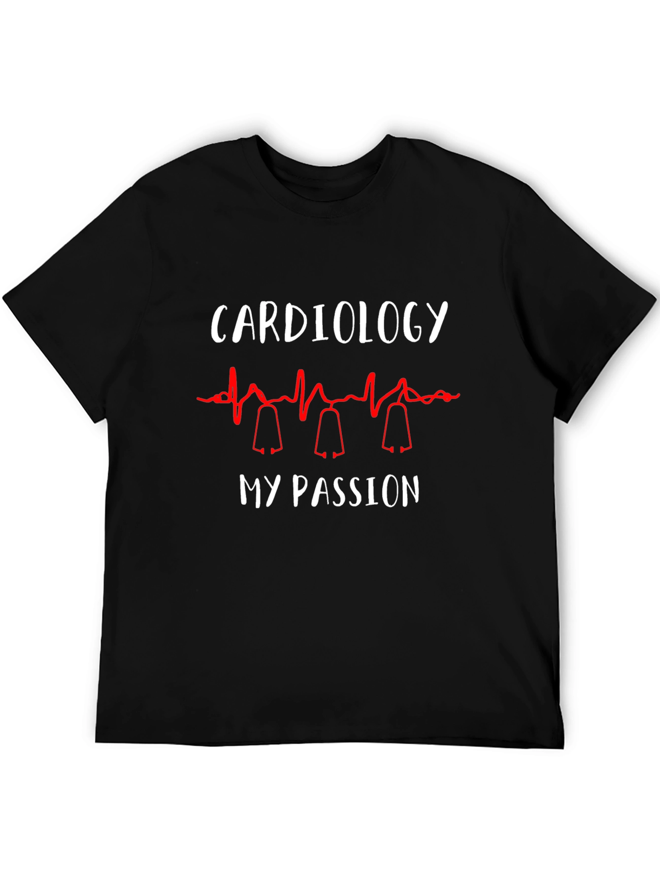 Cardiology My Passion Black T-Shirt