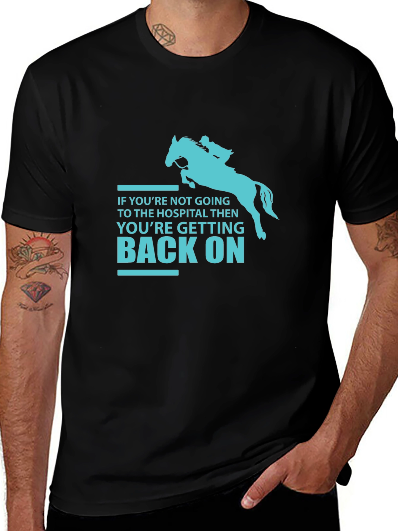 Equestrian T-Shirt: Get Back On Horse
