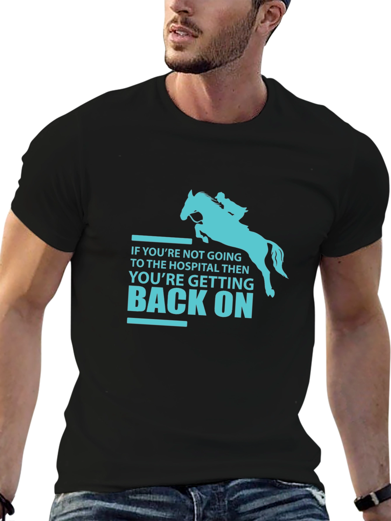 Equestrian T-Shirt: Get Back On Horse