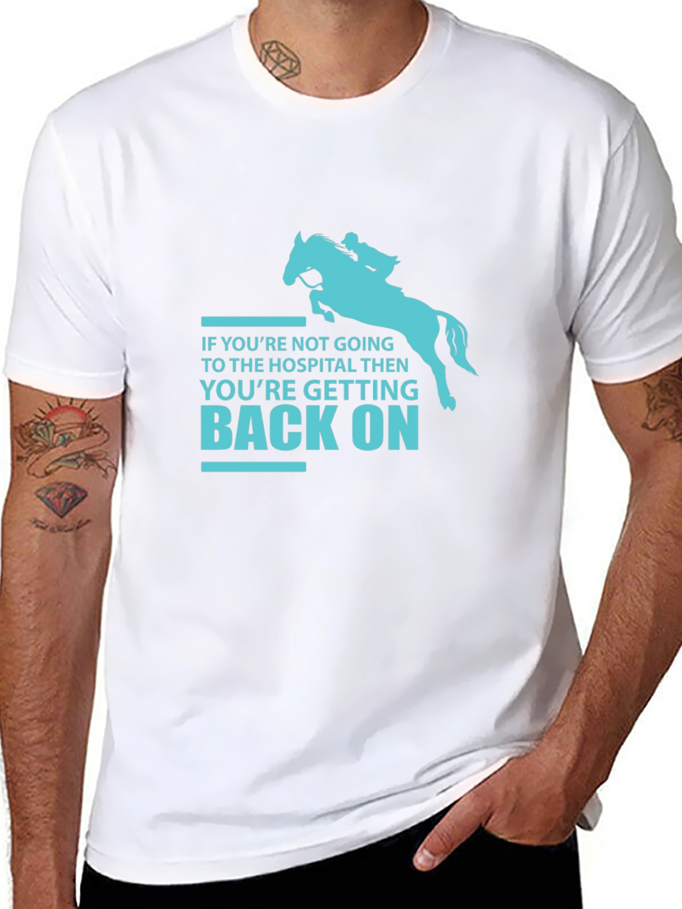 Equestrian T-Shirt: Get Back On Horse