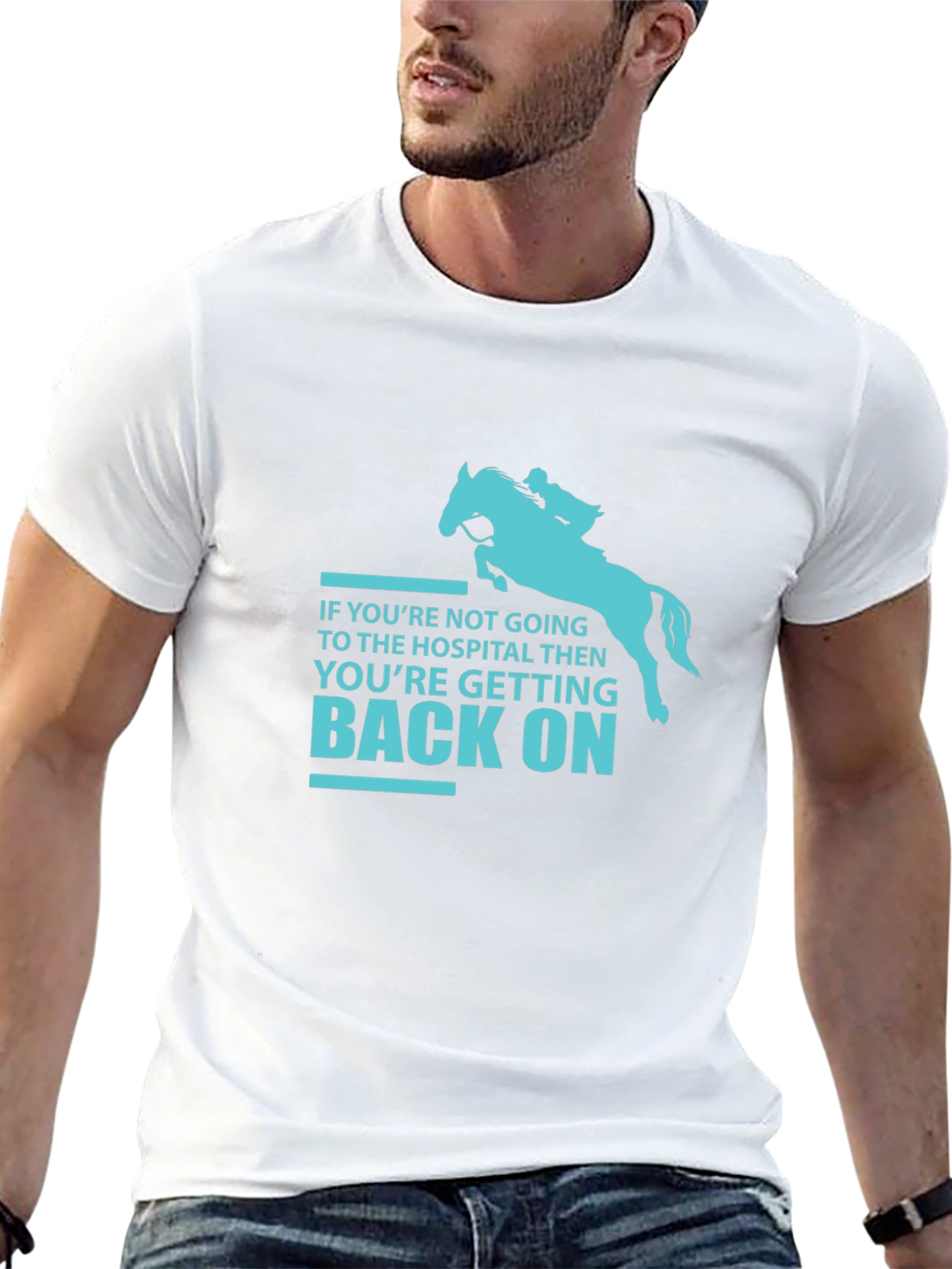 Equestrian T-Shirt: Get Back On Horse