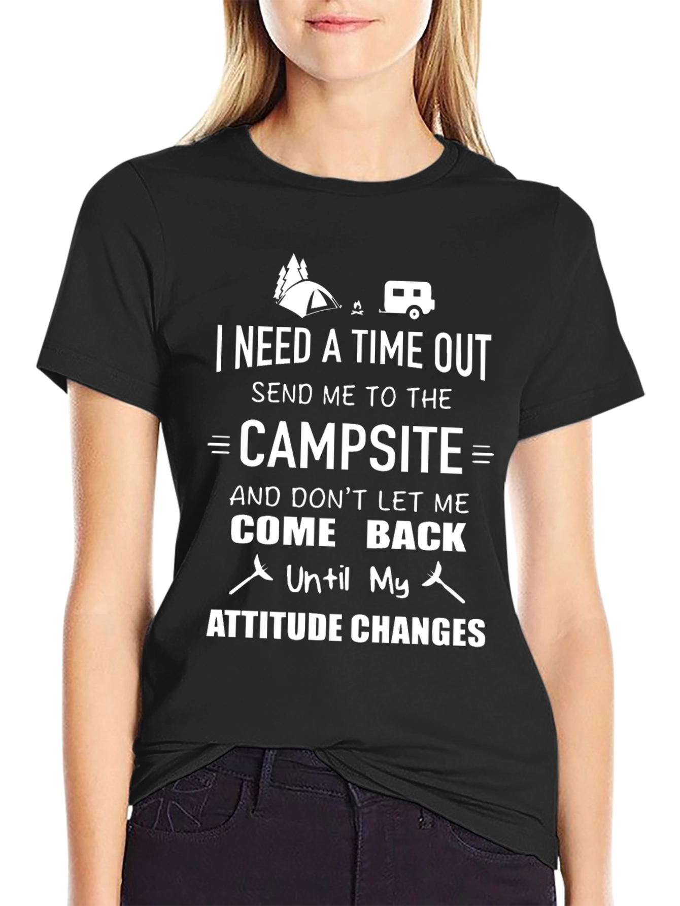 Time Out Campsite Graphic Tee