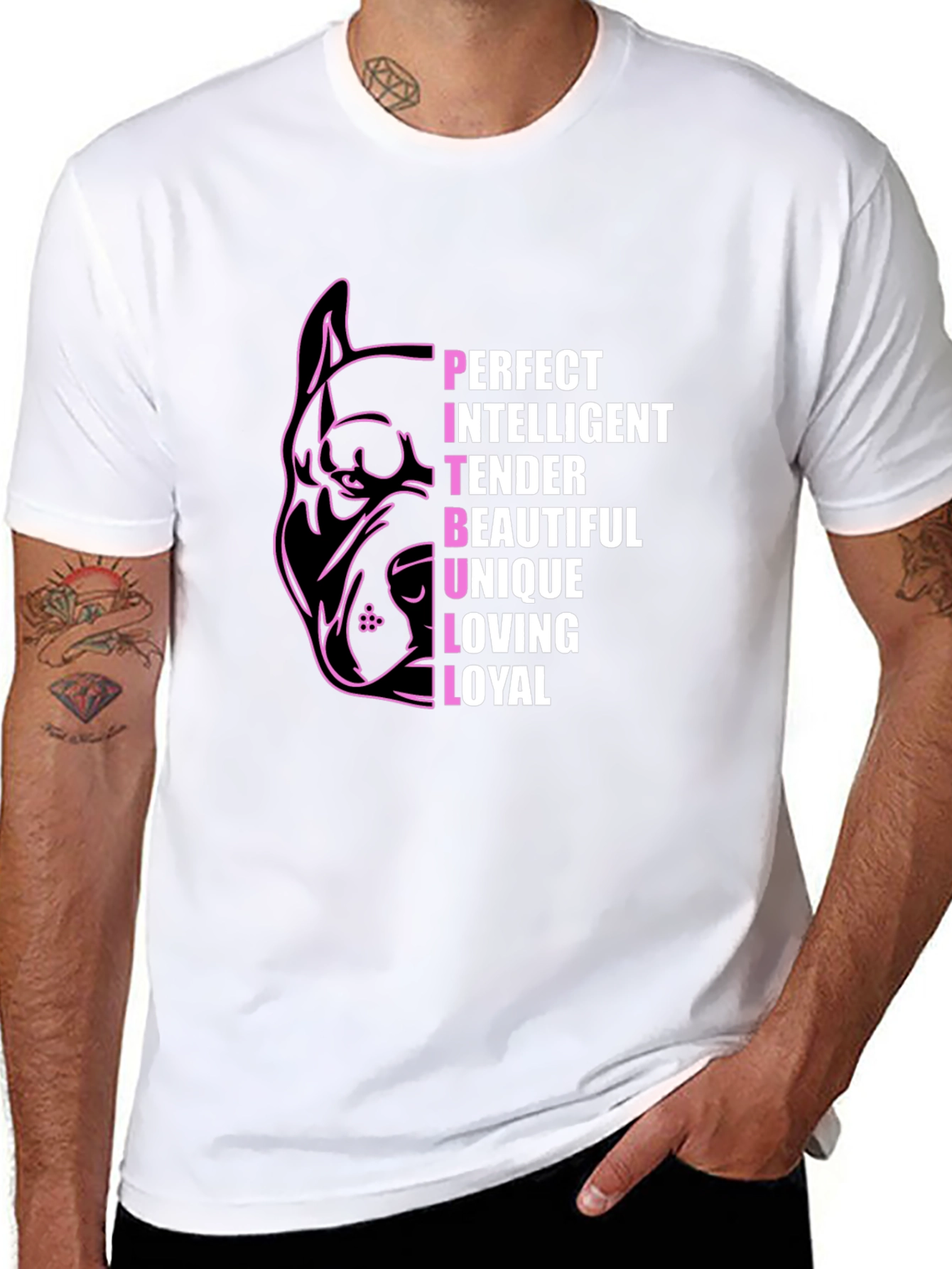 Pitbull Lover T-Shirt - Perfect Intelligent Loyal