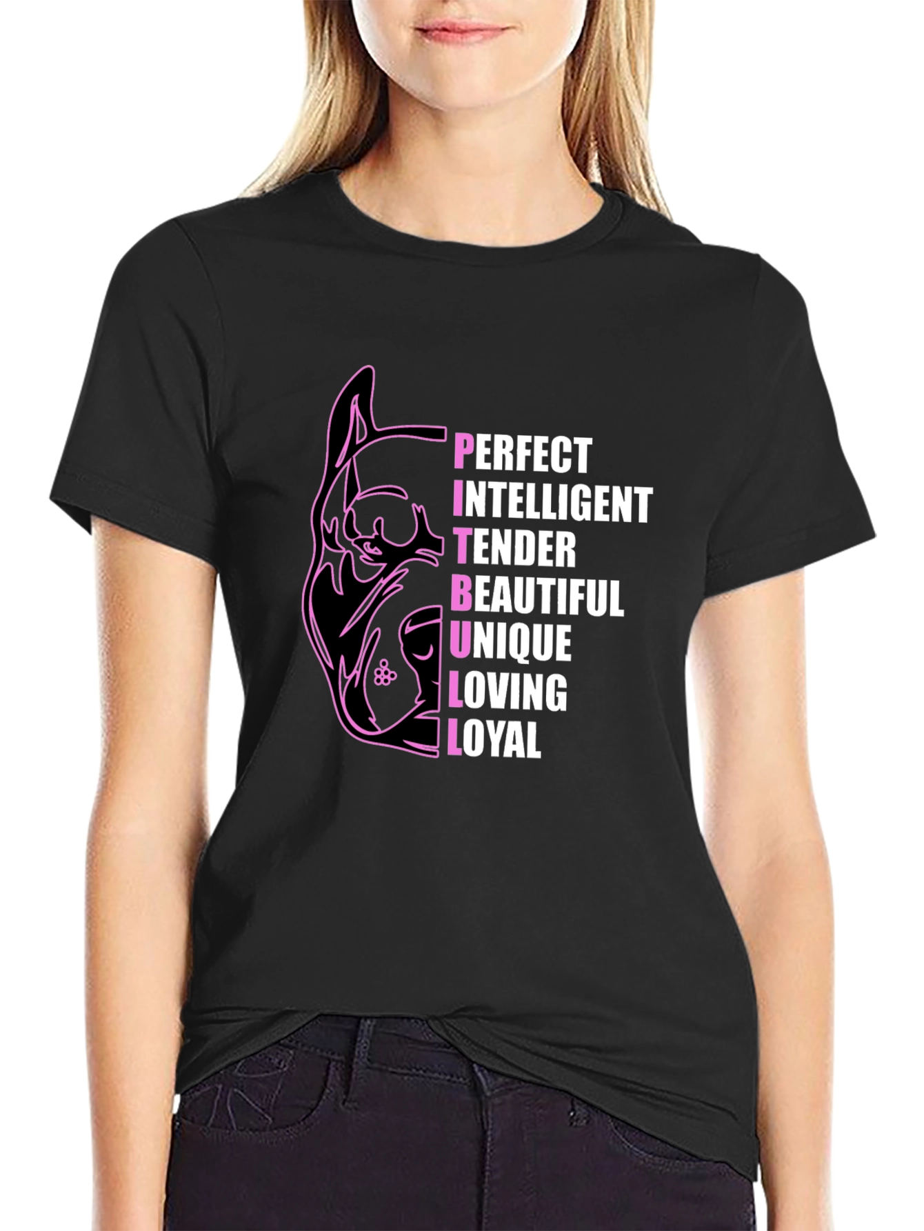 Pitbull Lover T-Shirt - Perfect Intelligent Loyal