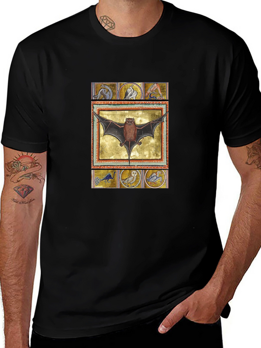 Medieval Bat T-Shirt - Gothic Style