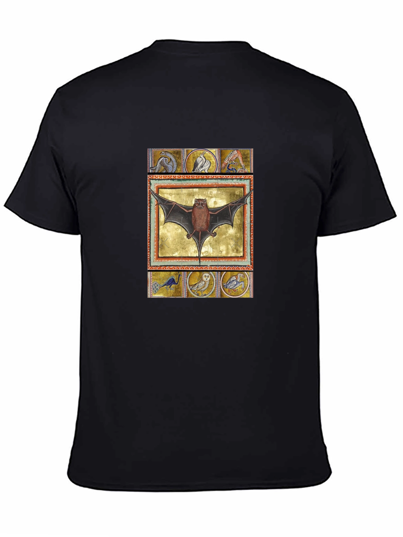 Medieval Bat T-Shirt - Gothic Style