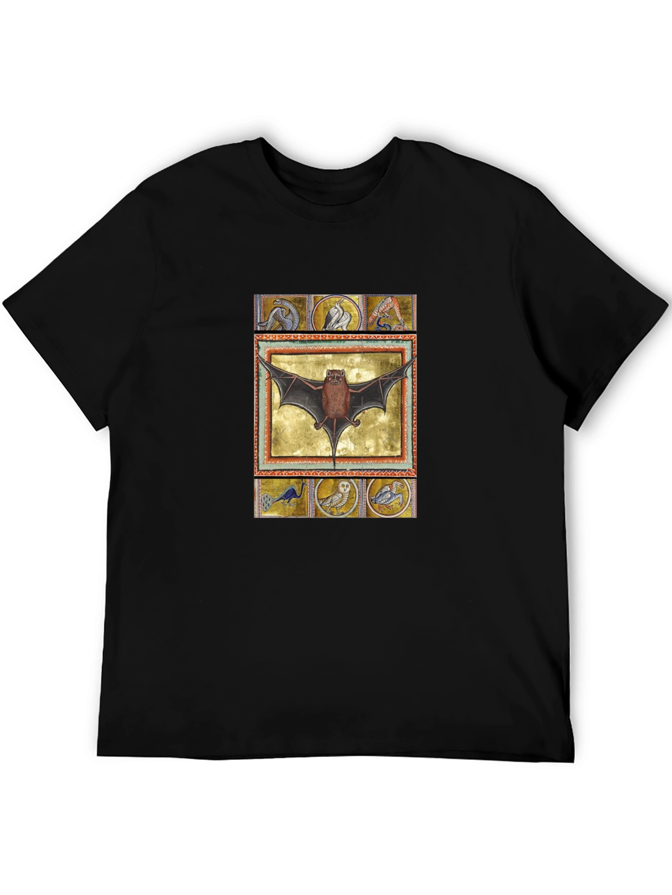 Medieval Bat T-Shirt - Gothic Style