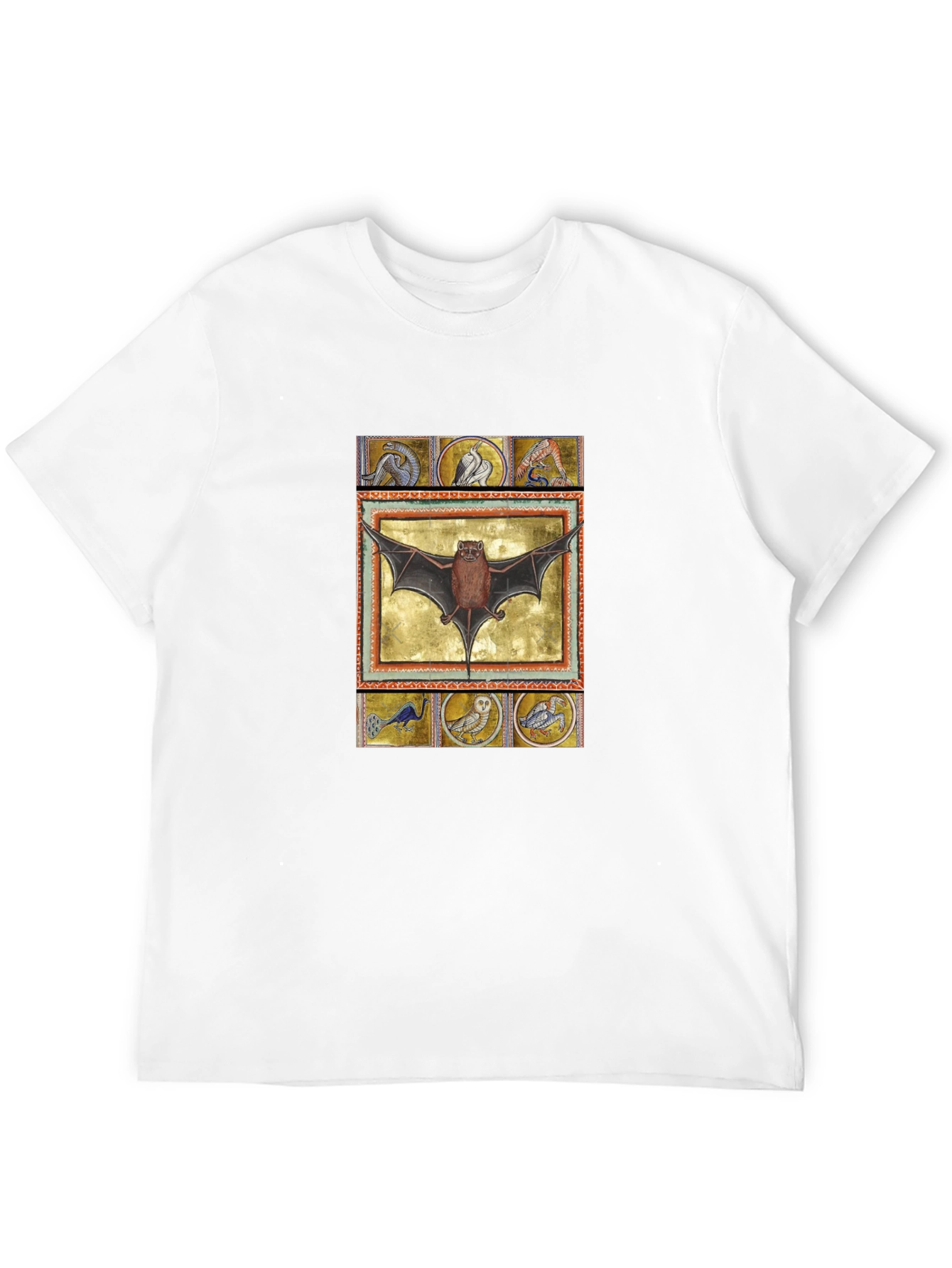 Medieval Bat T-Shirt - Gothic Style