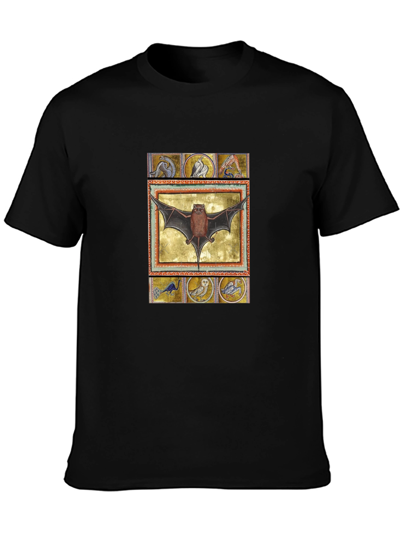 Medieval Bat T-Shirt - Gothic Style