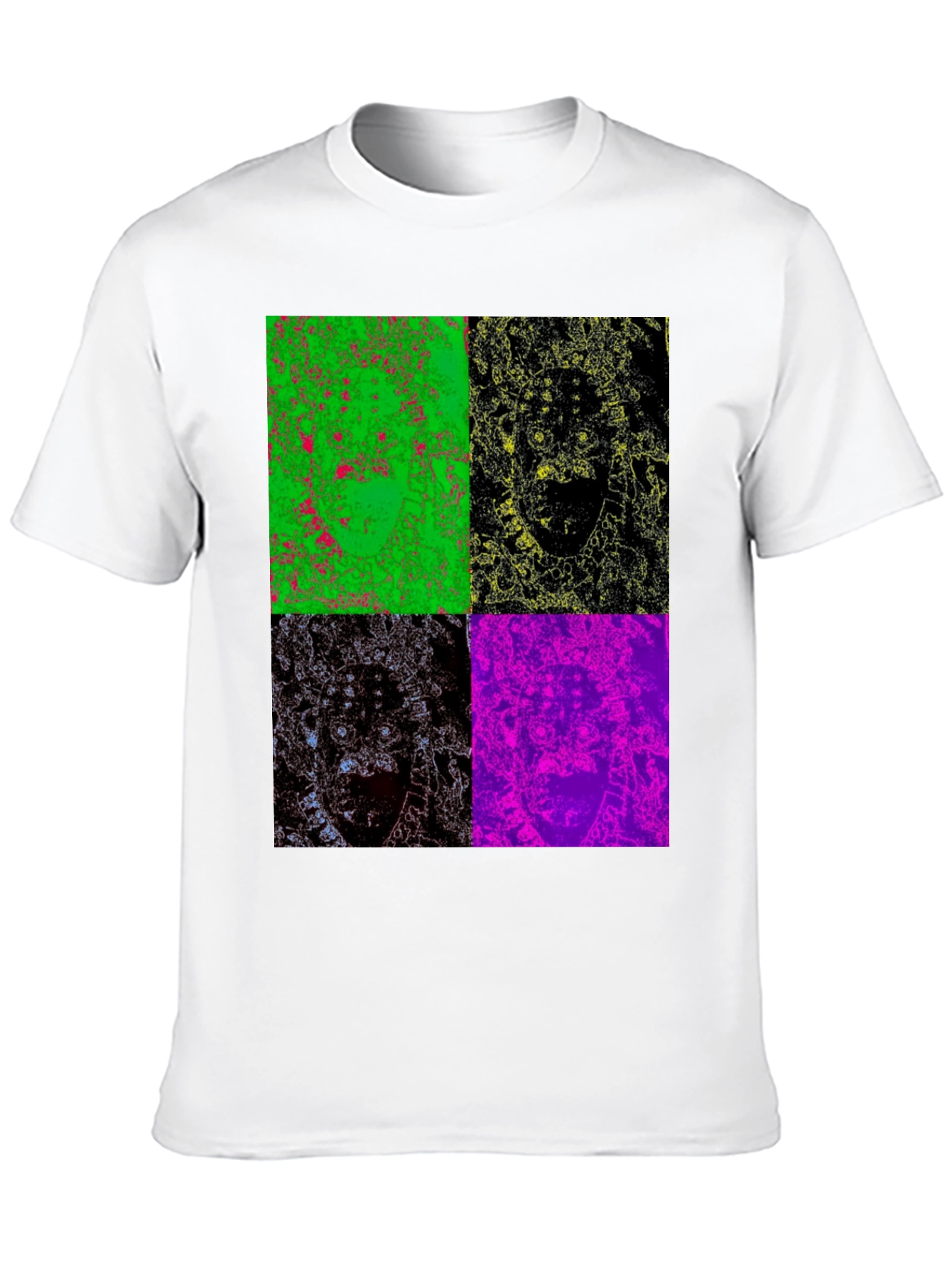 Pop Art Face T-Shirt - Bold Graphic Tee