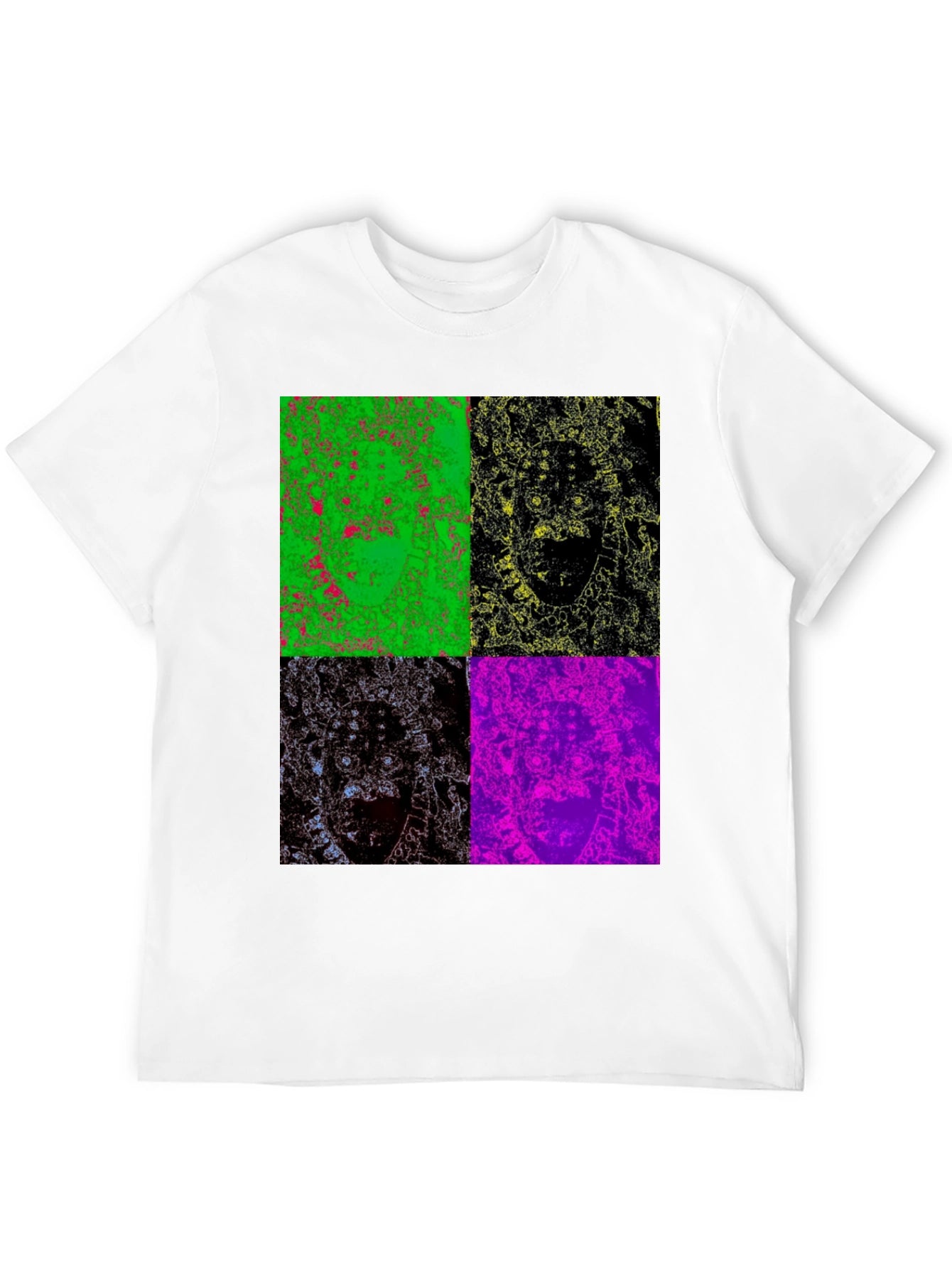 Pop Art Face T-Shirt - Bold Graphic Tee