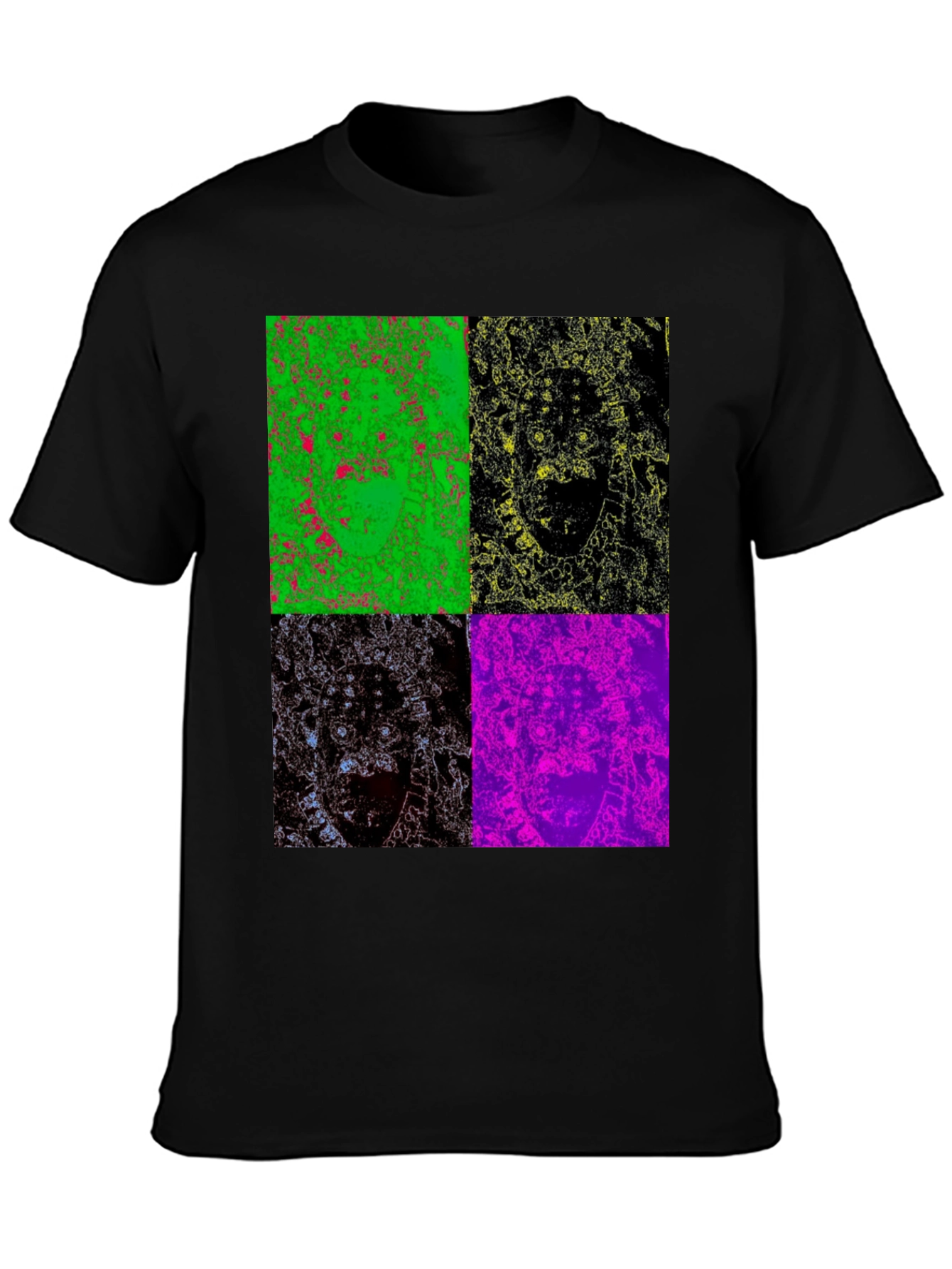 Pop Art Face T-Shirt - Bold Graphic Tee