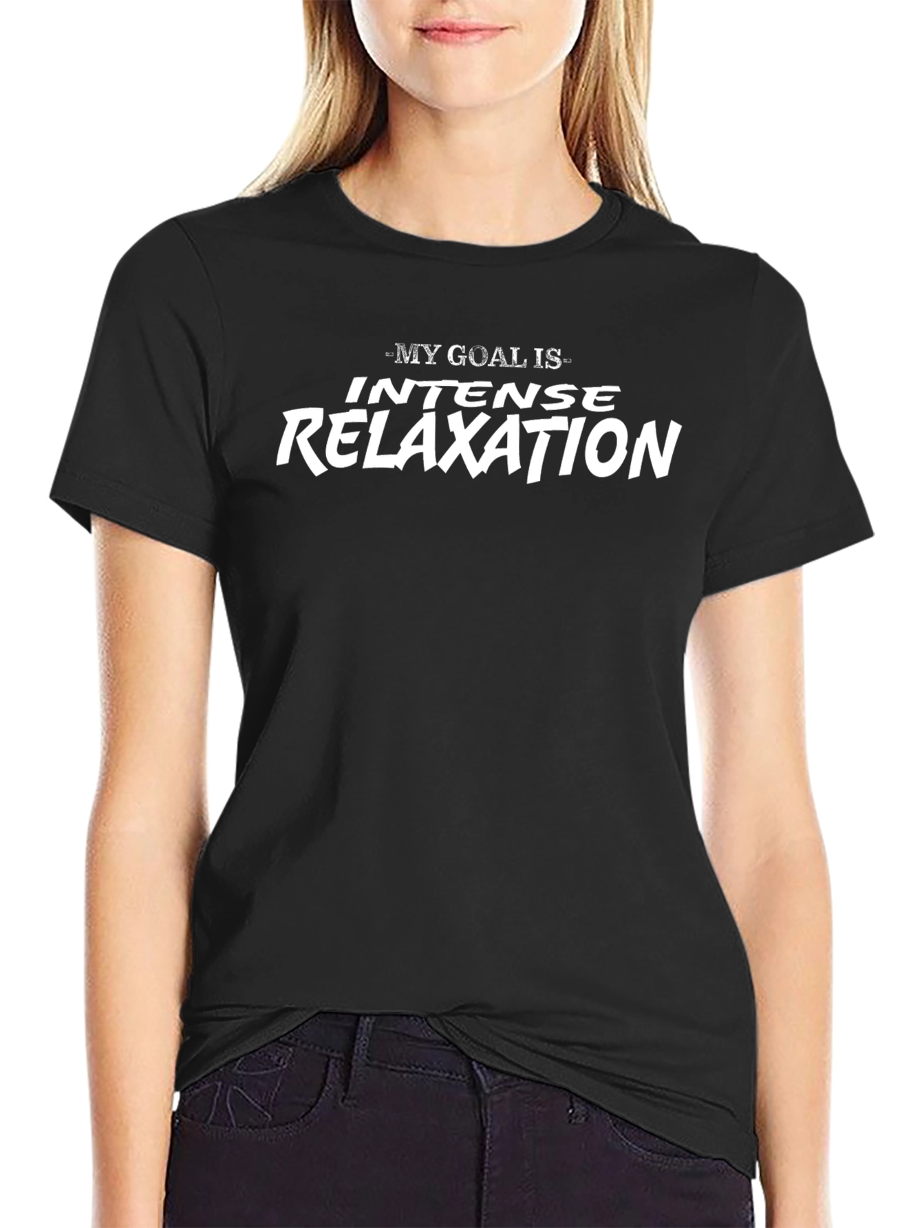 Intense Relaxation Graphic Tee - Black