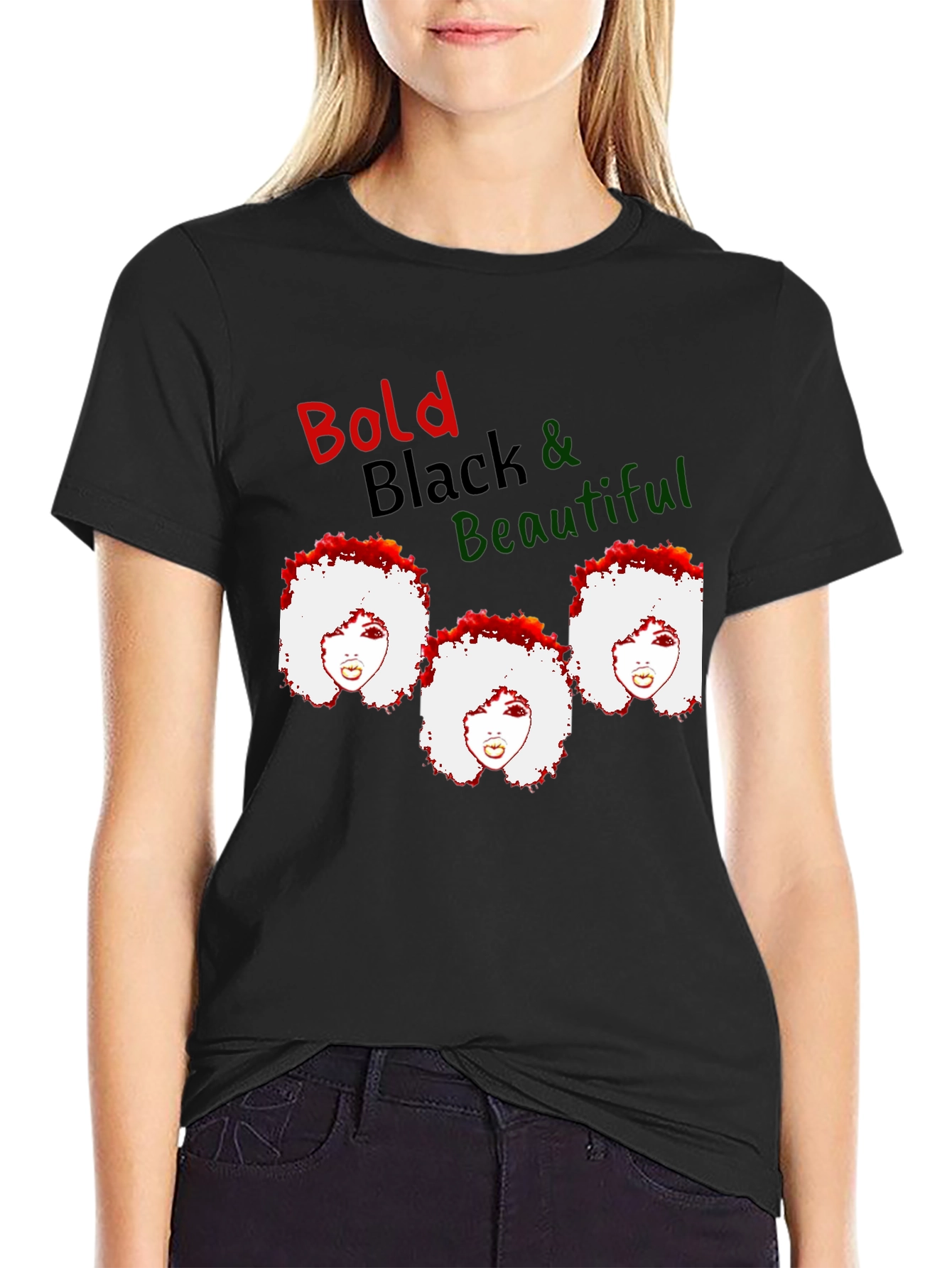 Bold Black & Beautiful Graphic T-Shirt