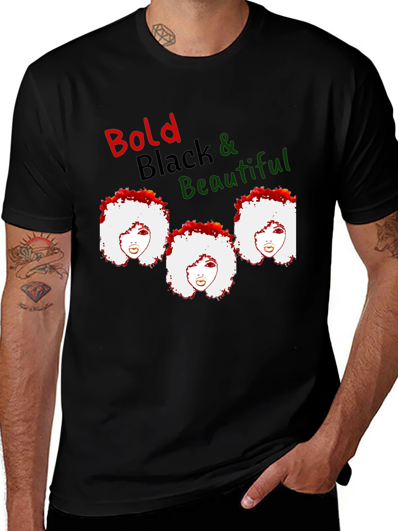Bold Black & Beautiful Graphic T-Shirt