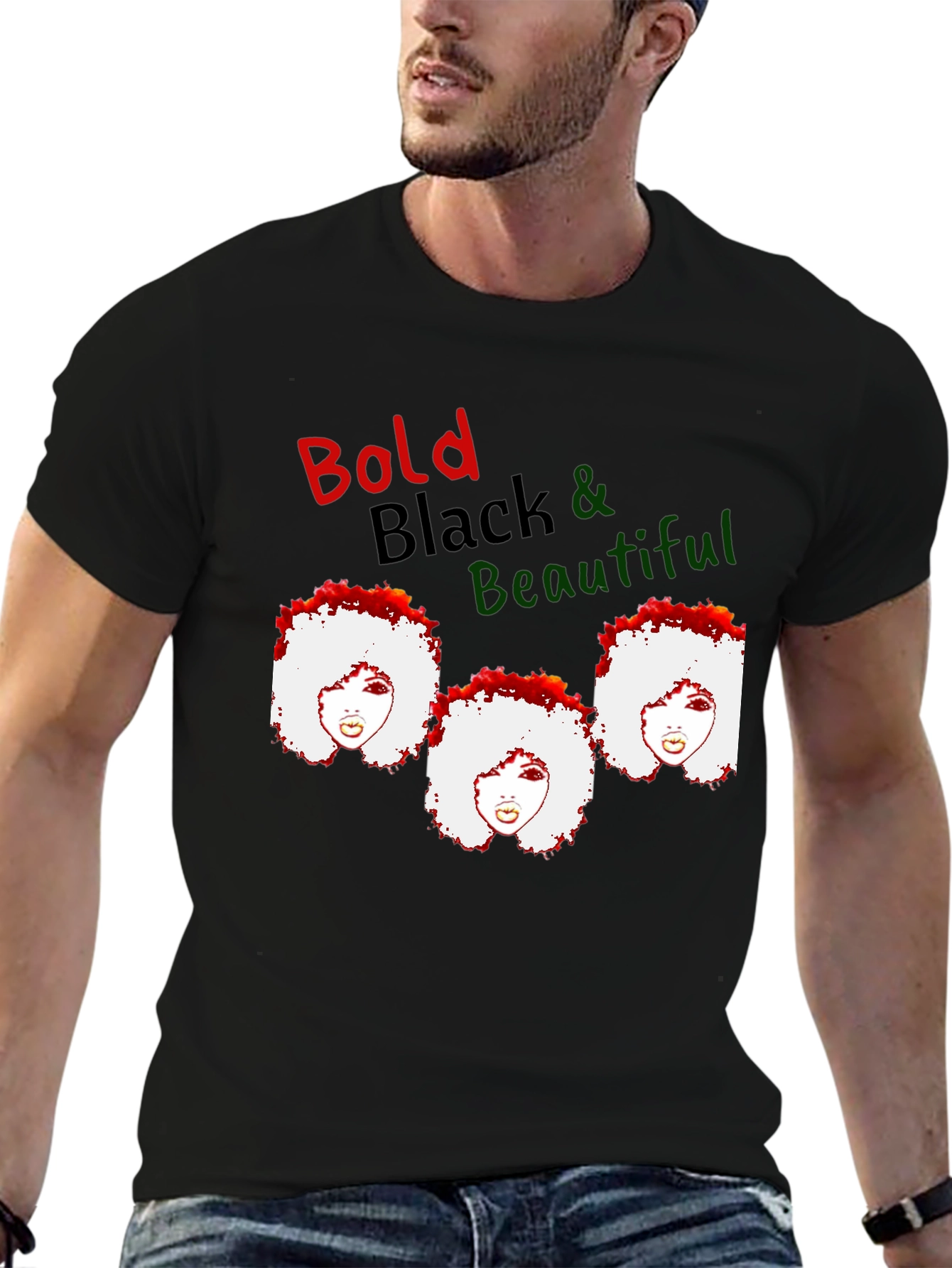 Bold Black & Beautiful Graphic T-Shirt