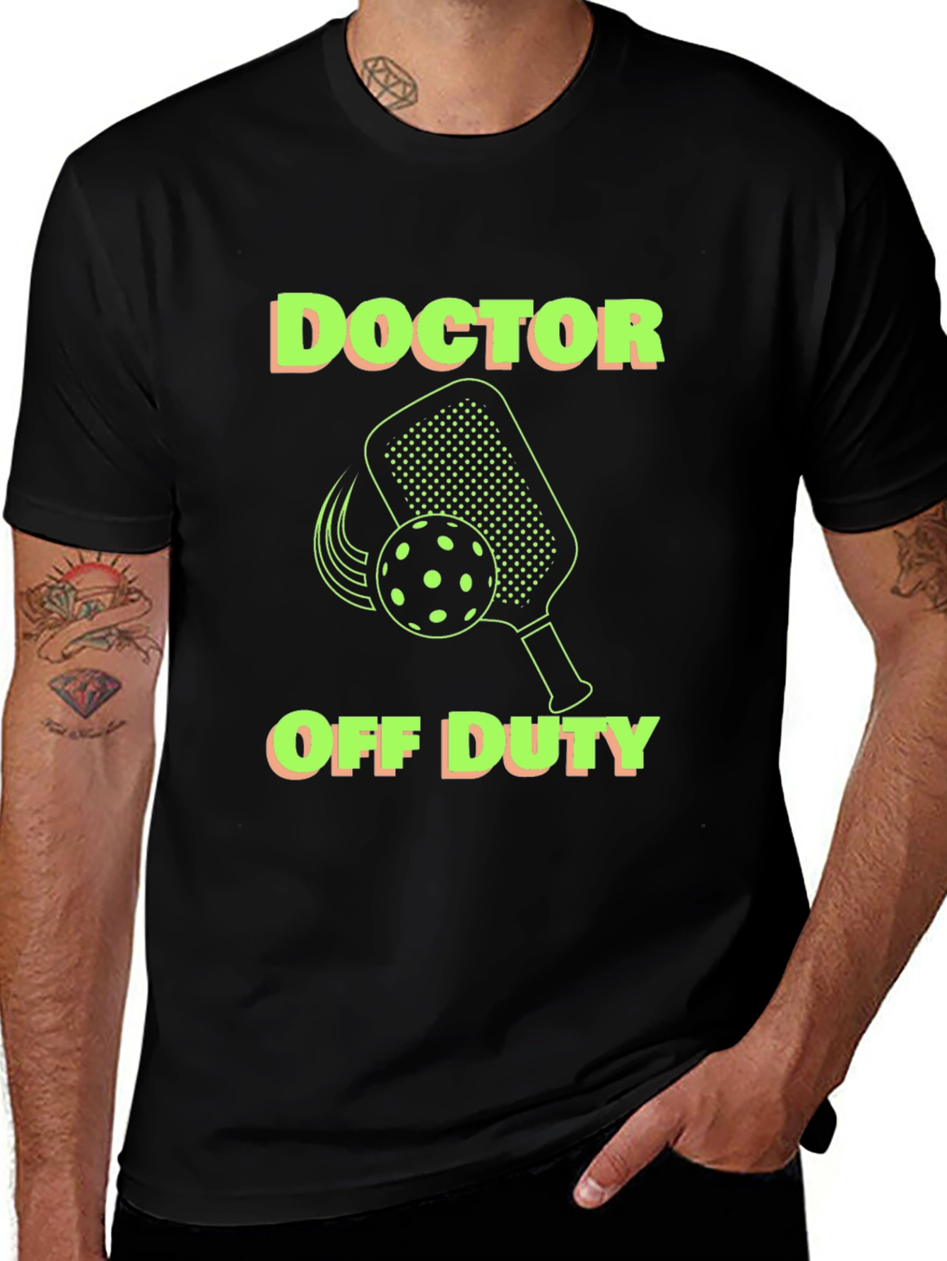 Doctor Off Duty Pickleball T-Shirt
