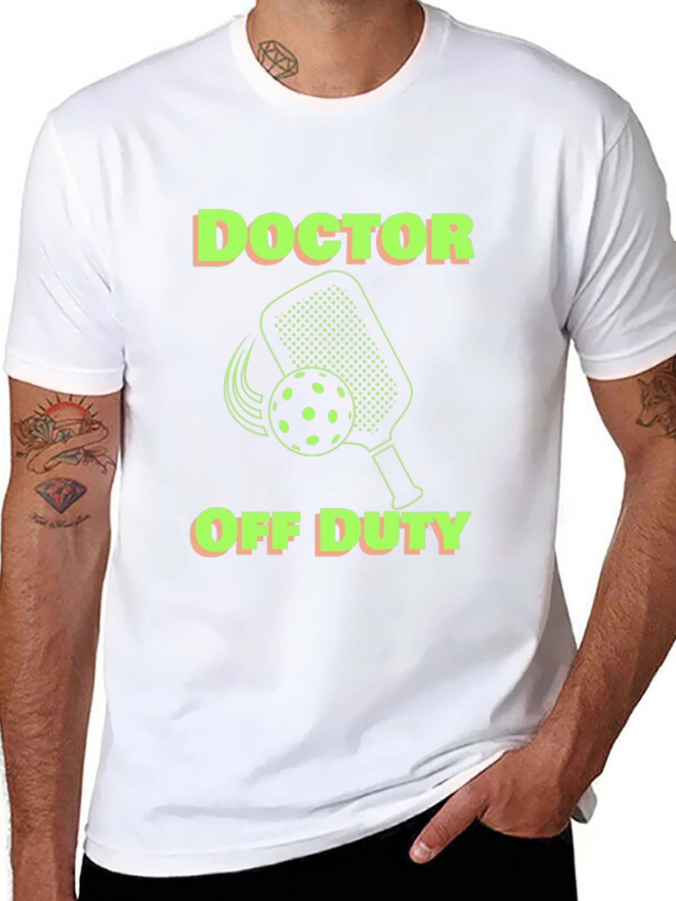 Doctor Off Duty Pickleball T-Shirt