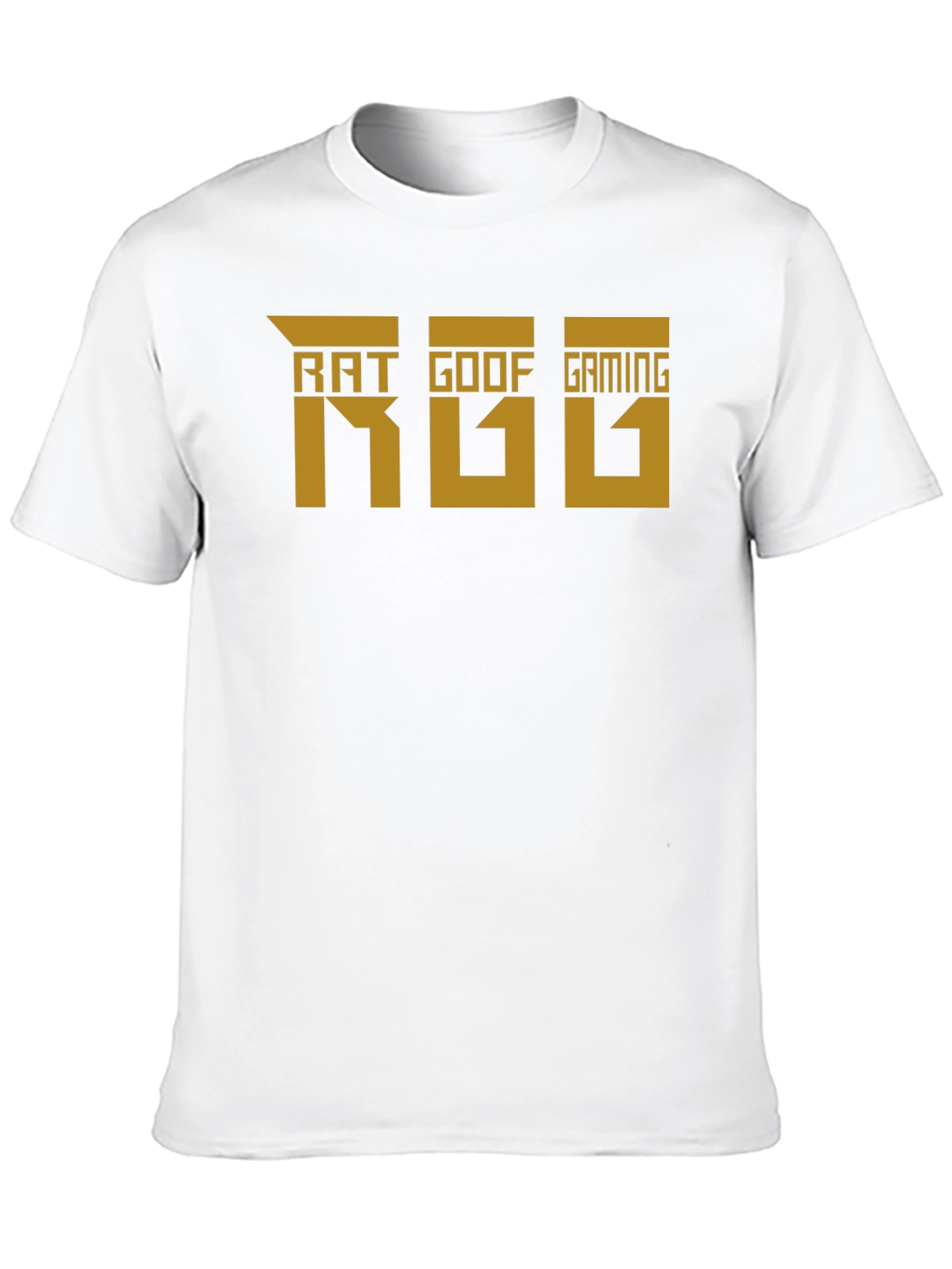 Rat Goof Gaming T-Shirt - Black Crew Neck Tee