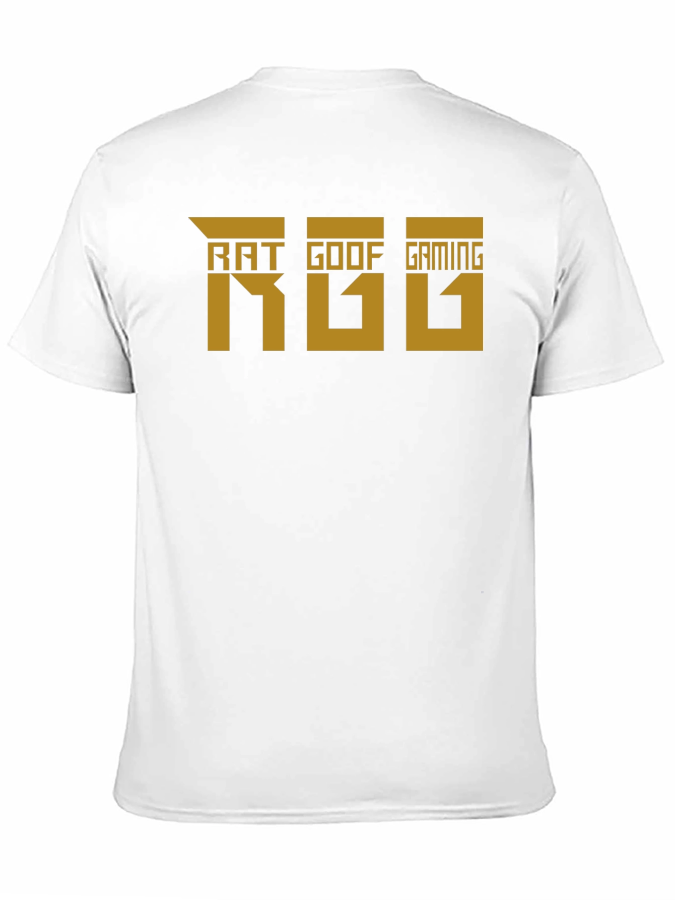 Rat Goof Gaming T-Shirt - Black Crew Neck Tee