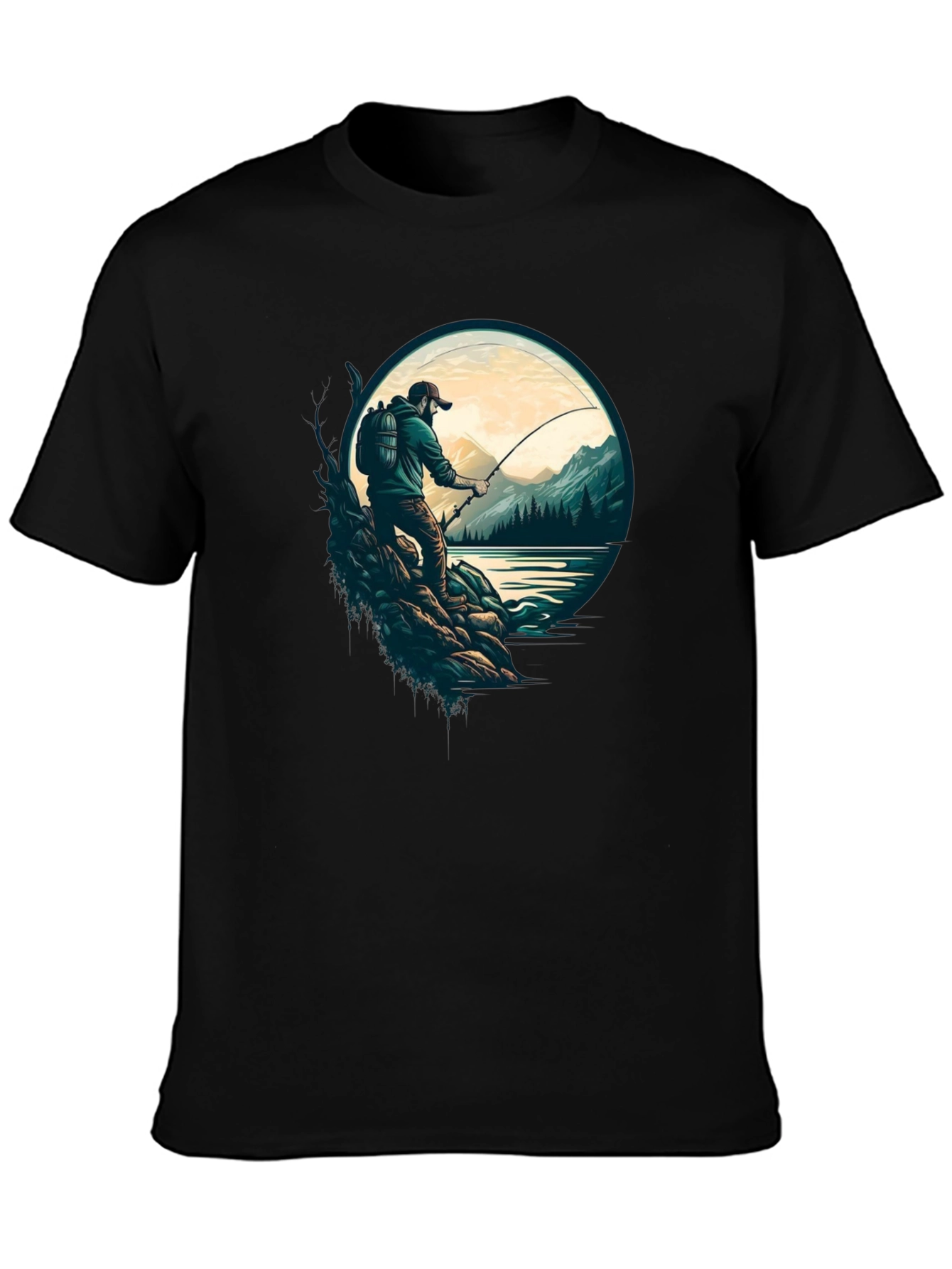 Fishing Graphic Tee - Nature Lovers T-Shirt