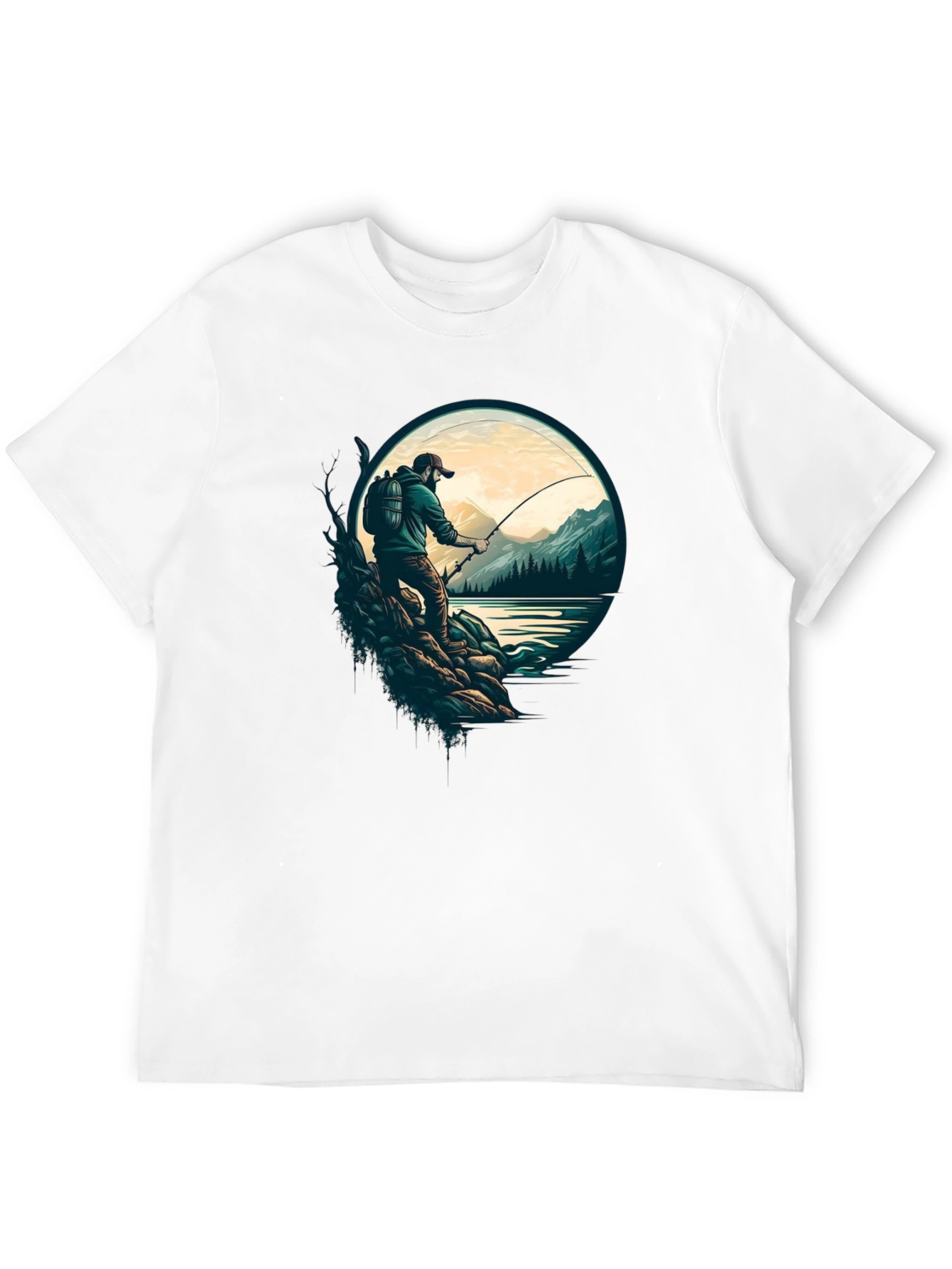 Fishing Graphic Tee - Nature Lovers T-Shirt