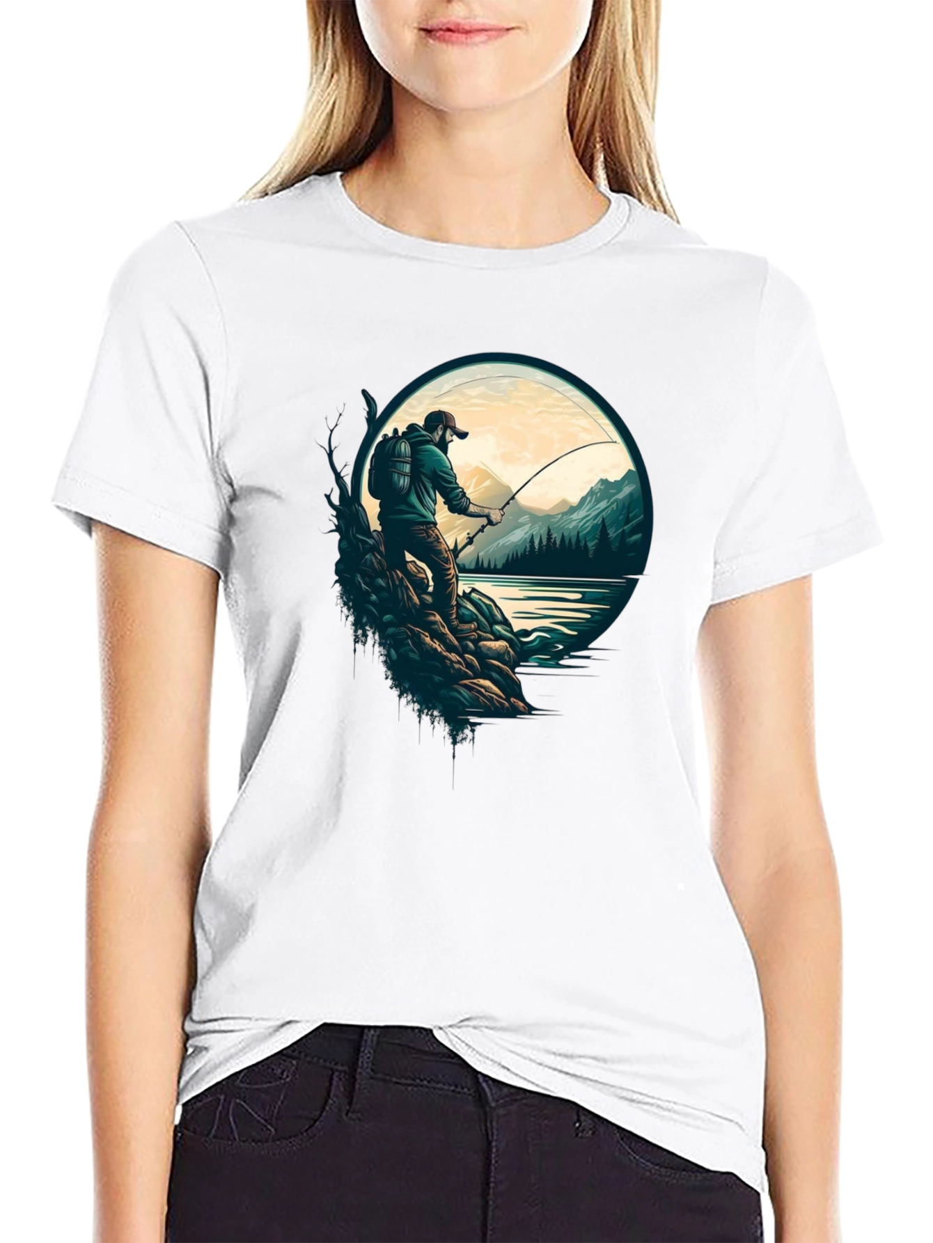 Fishing Graphic Tee - Nature Lovers T-Shirt