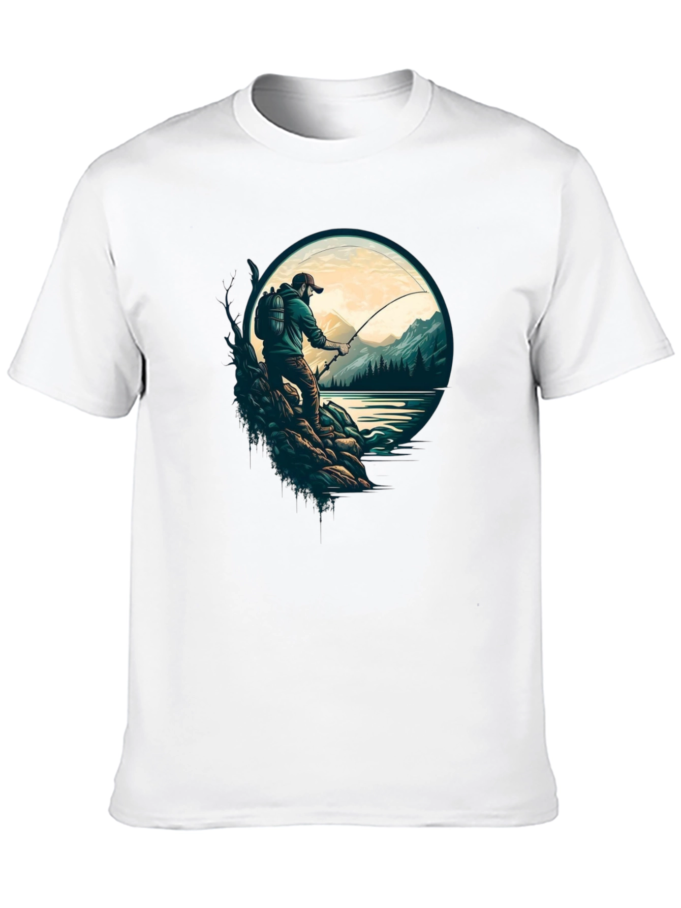 Fishing Graphic Tee - Nature Lovers T-Shirt