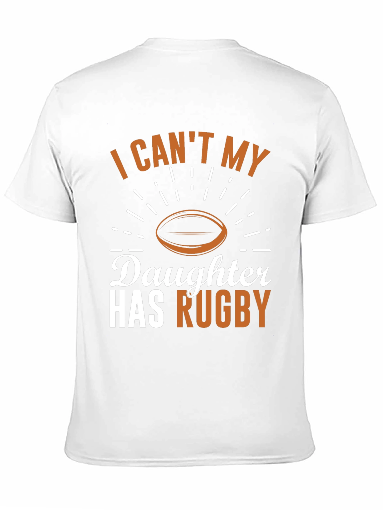 Dads Daughter Rugby Game Day T-Shirt