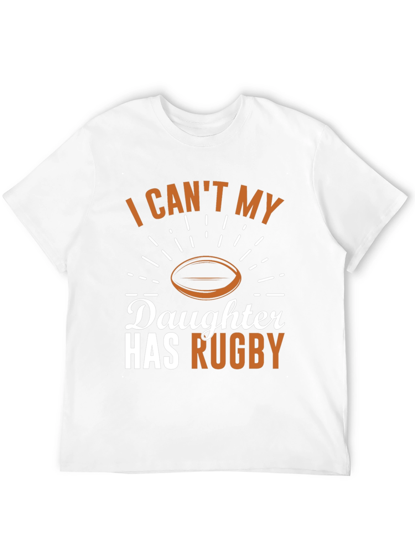 Dads Daughter Rugby Game Day T-Shirt