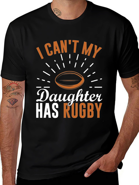 Dads Daughter Rugby Game Day T-Shirt