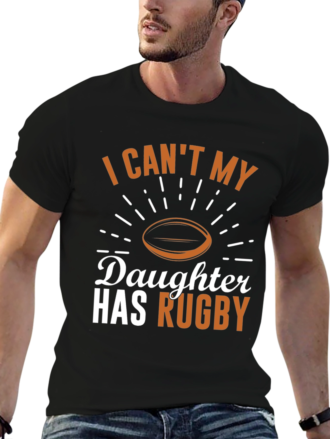 Dads Daughter Rugby Game Day T-Shirt
