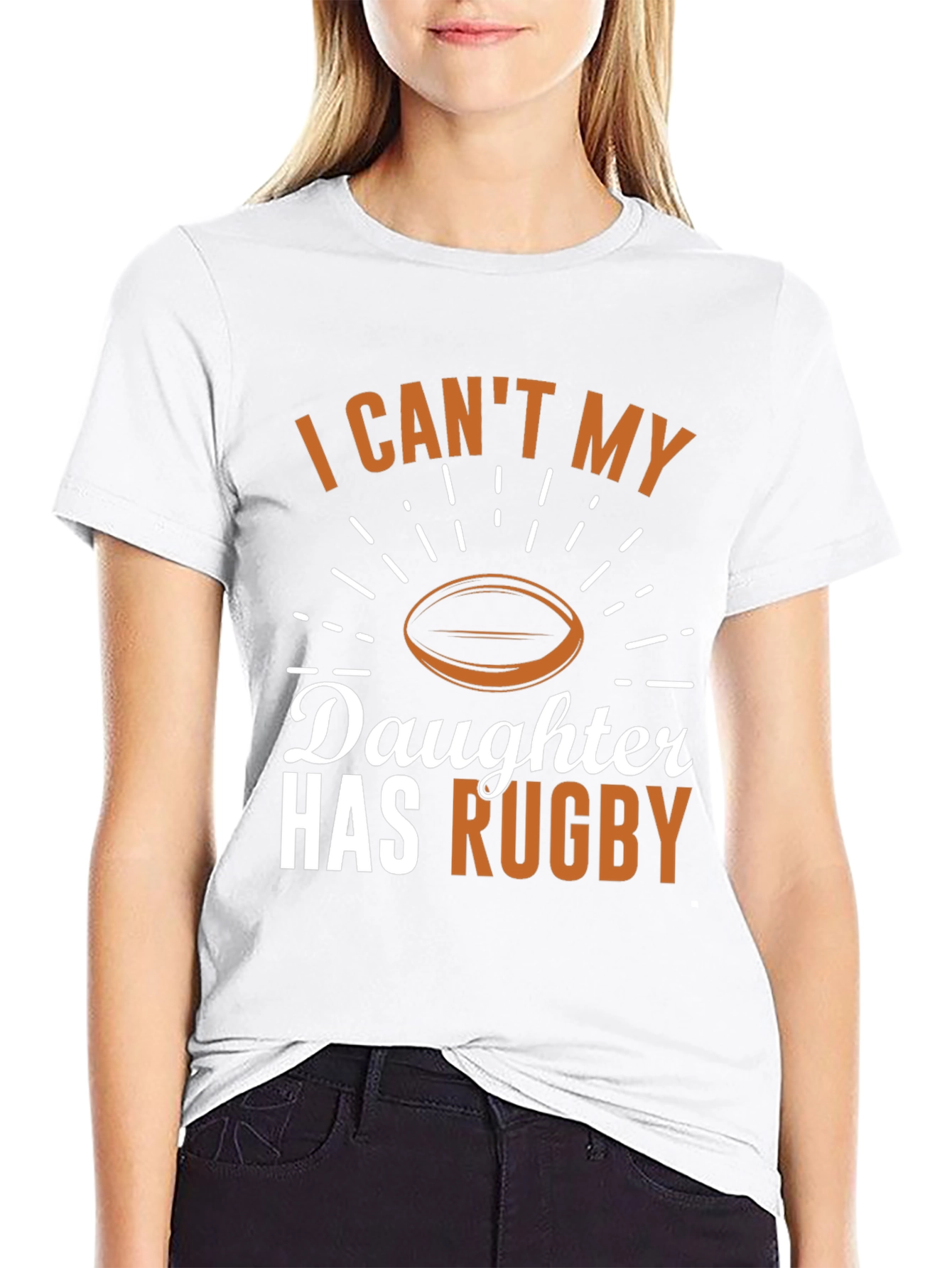 Dads Daughter Rugby Game Day T-Shirt