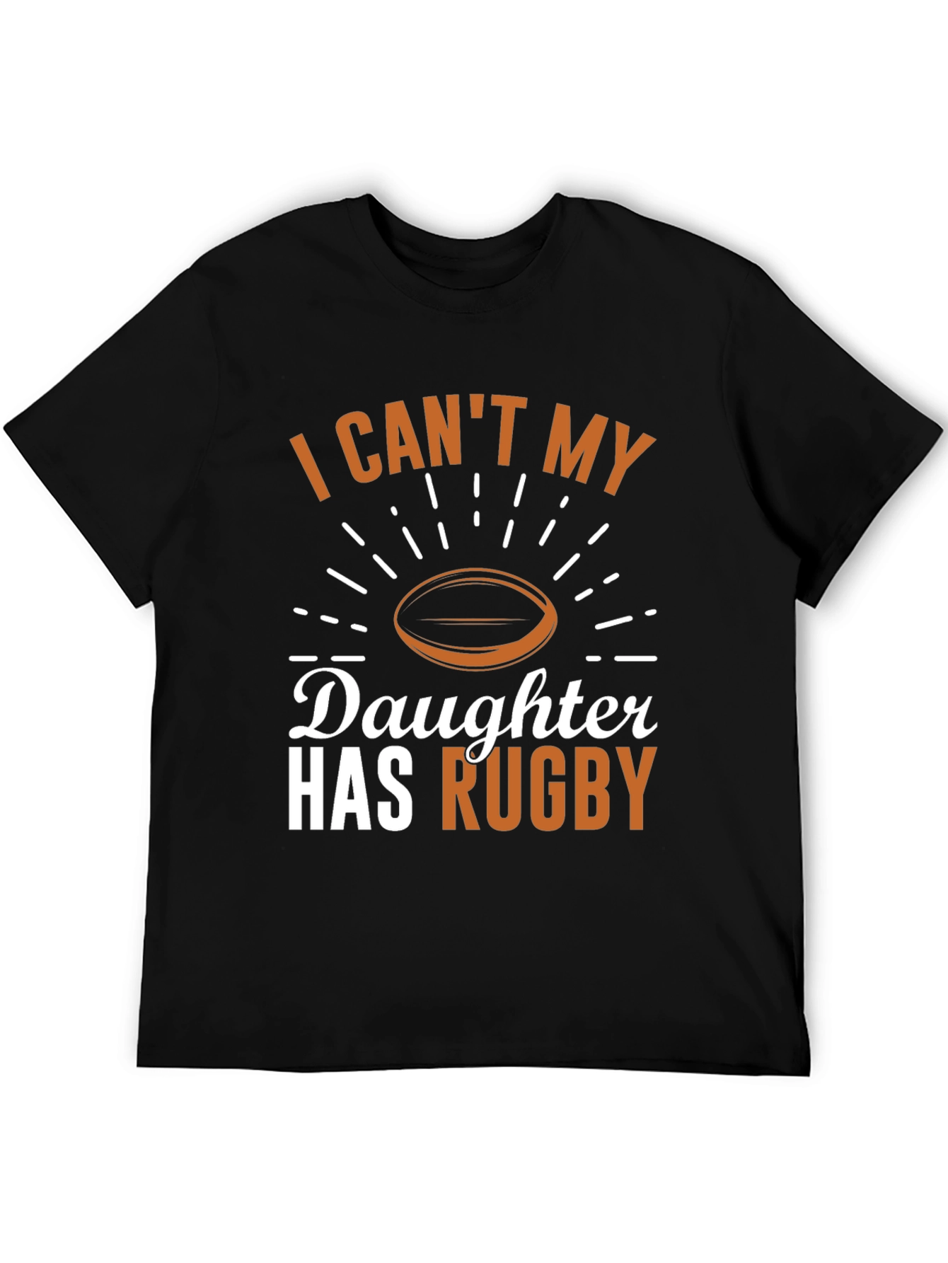 Dads Daughter Rugby Game Day T-Shirt