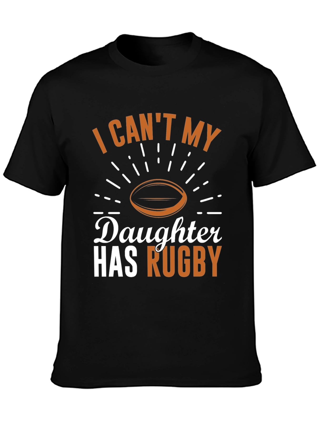 Dads Daughter Rugby Game Day T-Shirt