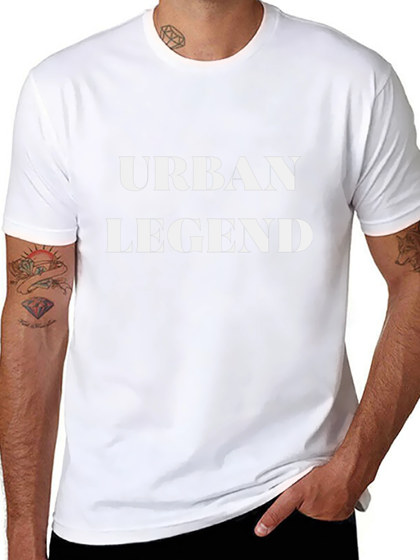 Urban Legend Black Graphic Tee