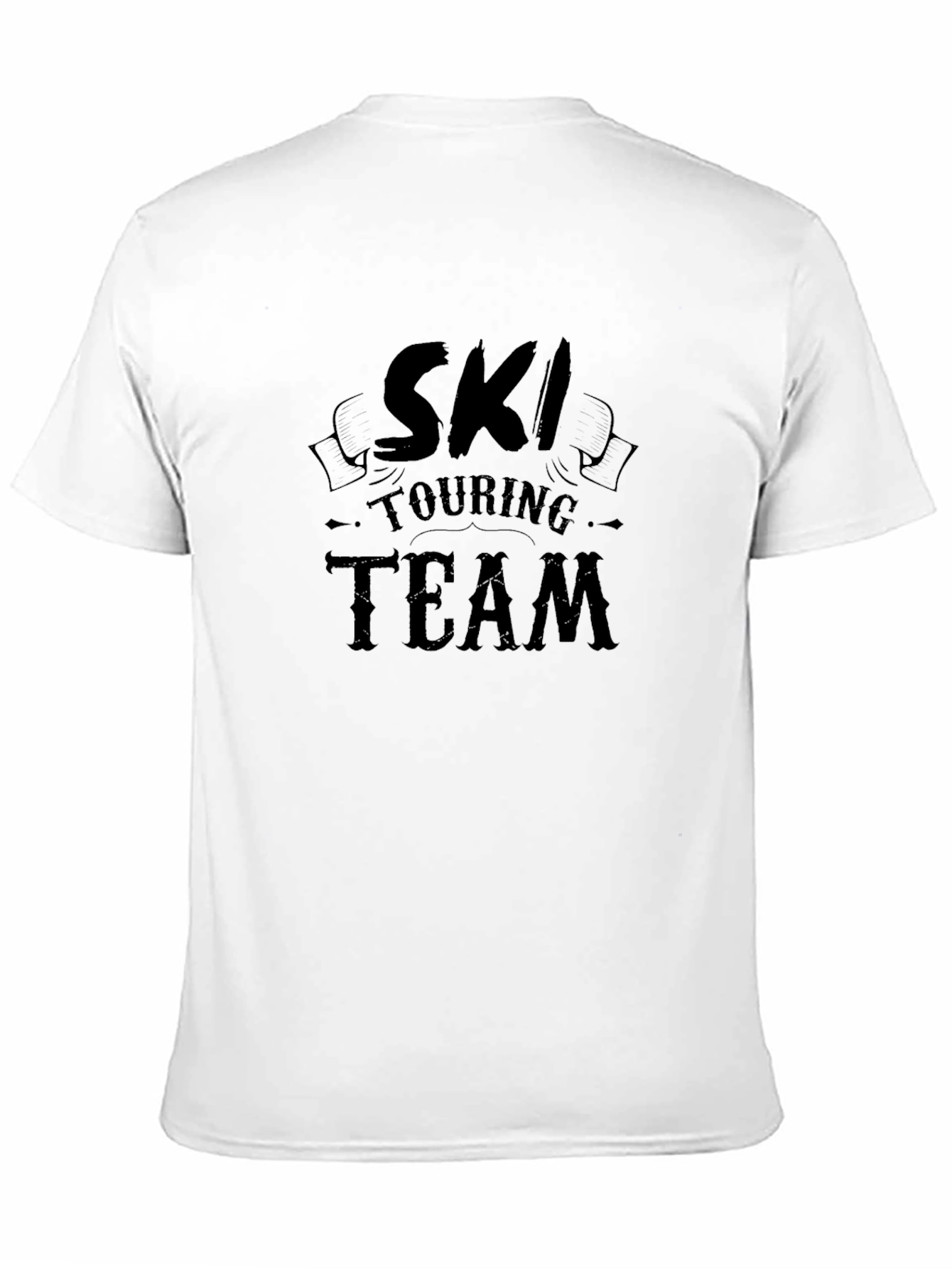 Ski Touring Team Black Graphic Tee