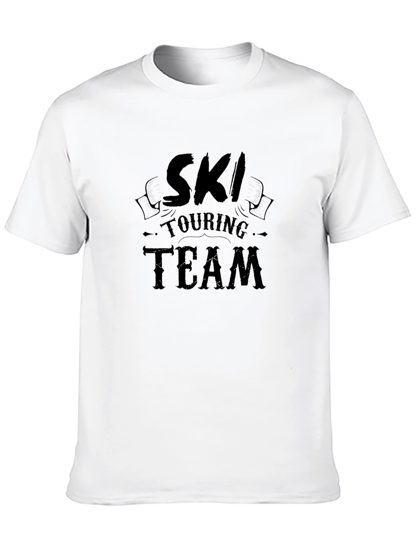 Ski Touring Team Black Graphic Tee